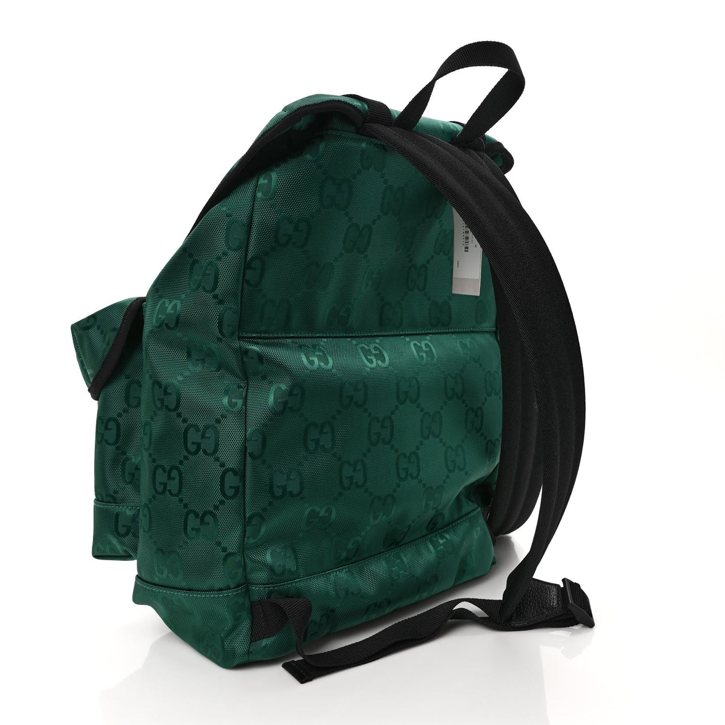 Econyl Nylon Monogram Off The Grid Utility Pocket Backpack Scrabble Green Black