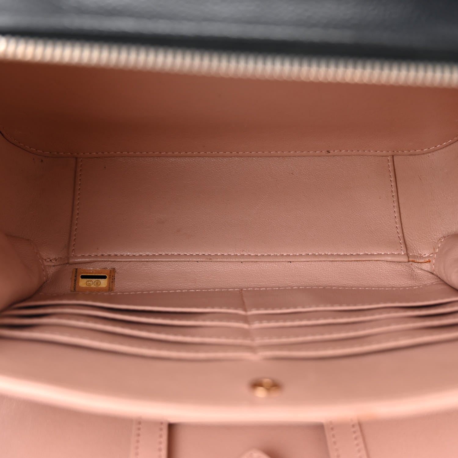 Chanel Caviar Quilted Large CC Filigree Vanity Case Black 7 of 14