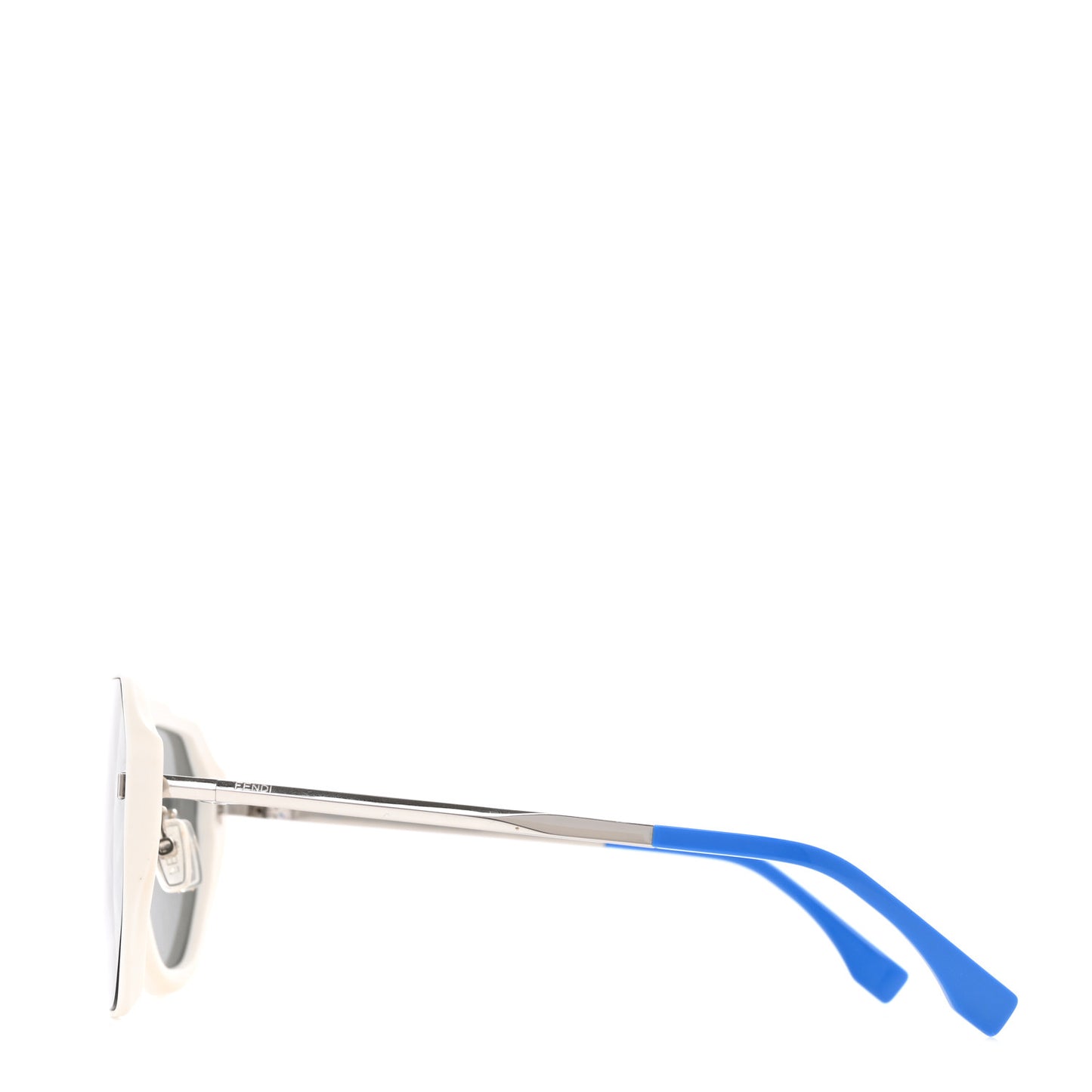 Acetate FF Aviator Sunglasses FE40006U Black Blue