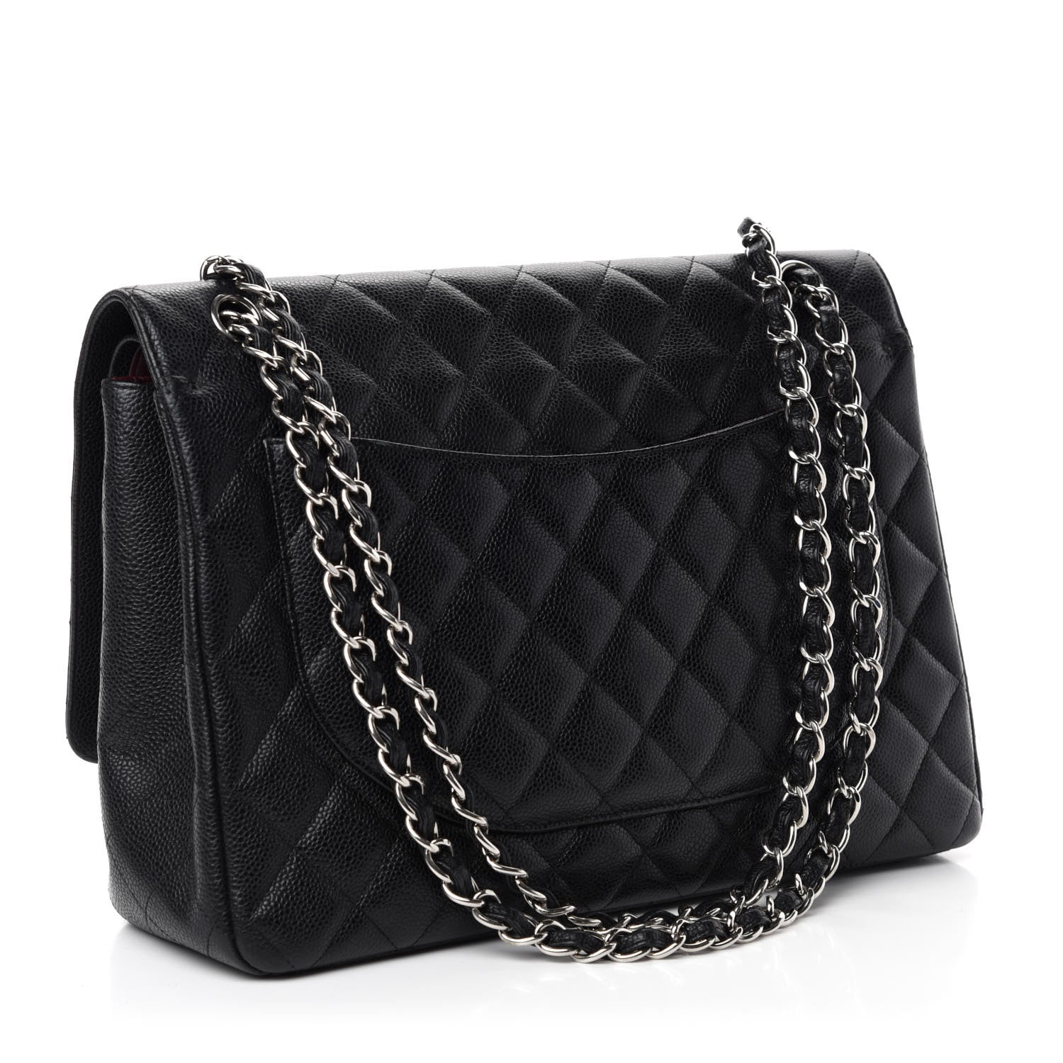 Chanel Caviar Quilted Maxi Double Flap Black 4 of 13