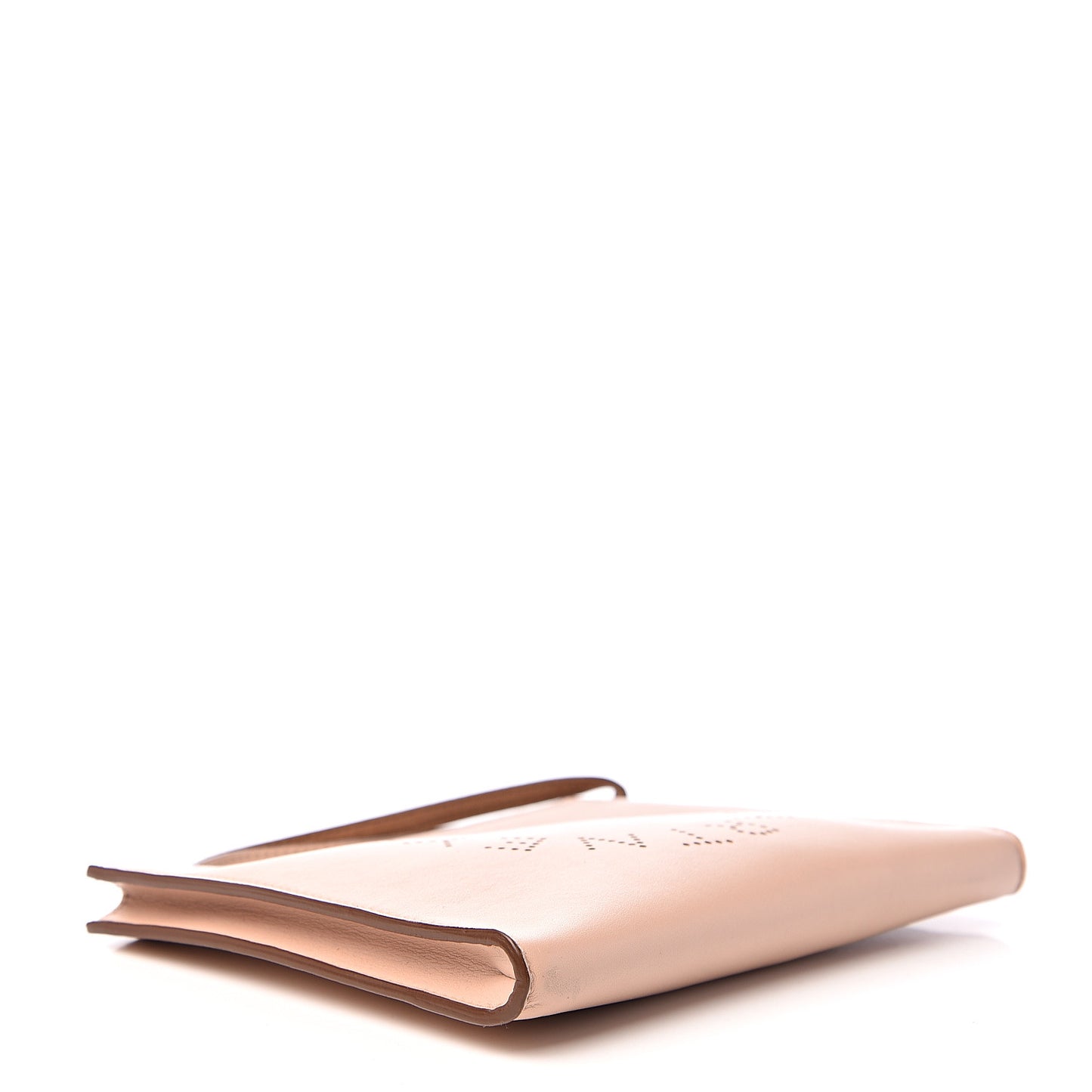 Eco Alter Nappa Perforated Pouch Blush Pink