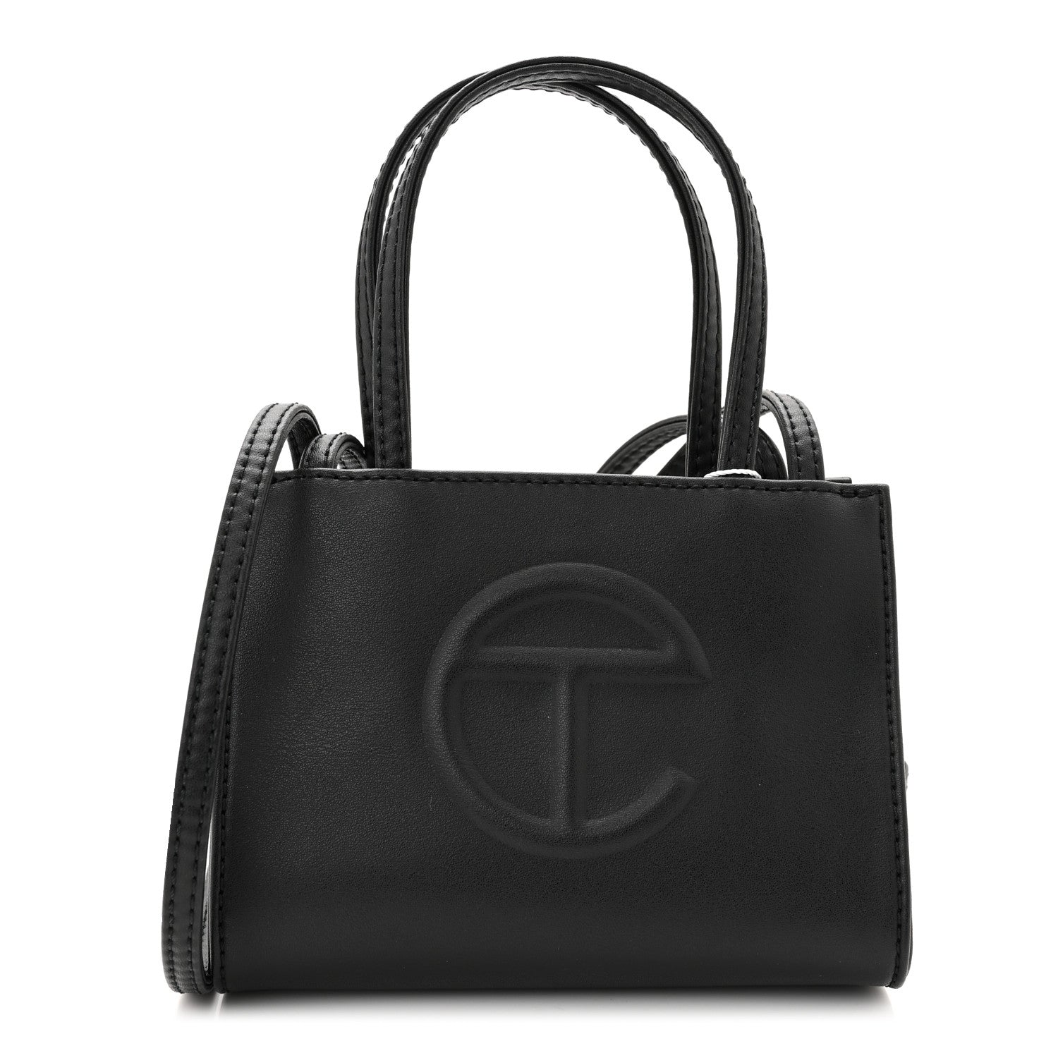 Telfar Vegan Leather Small Shopping Bag Black 1 of 9