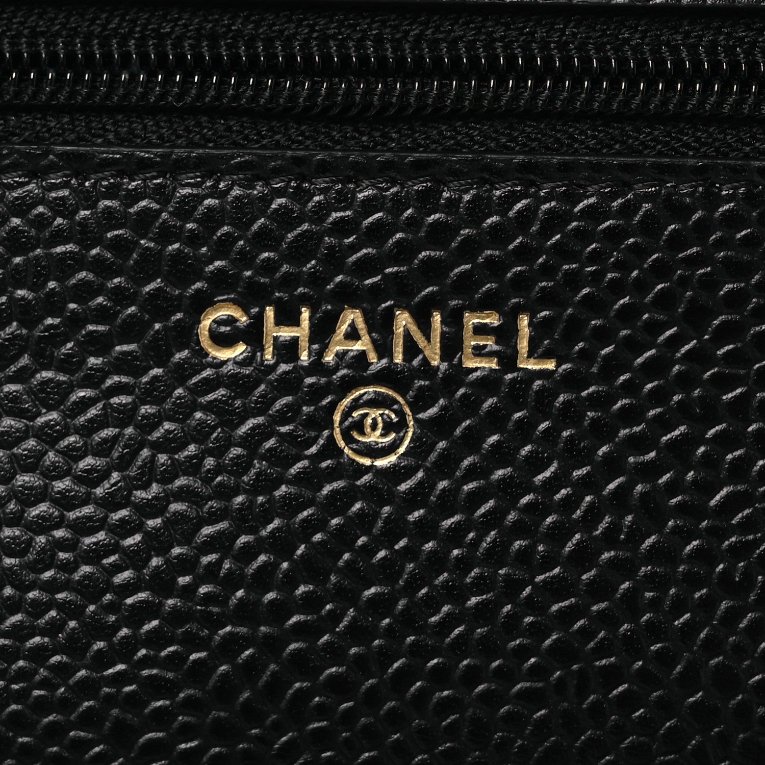 Chanel Caviar Quilted Wallet on Chain WOC Black 10 of 19