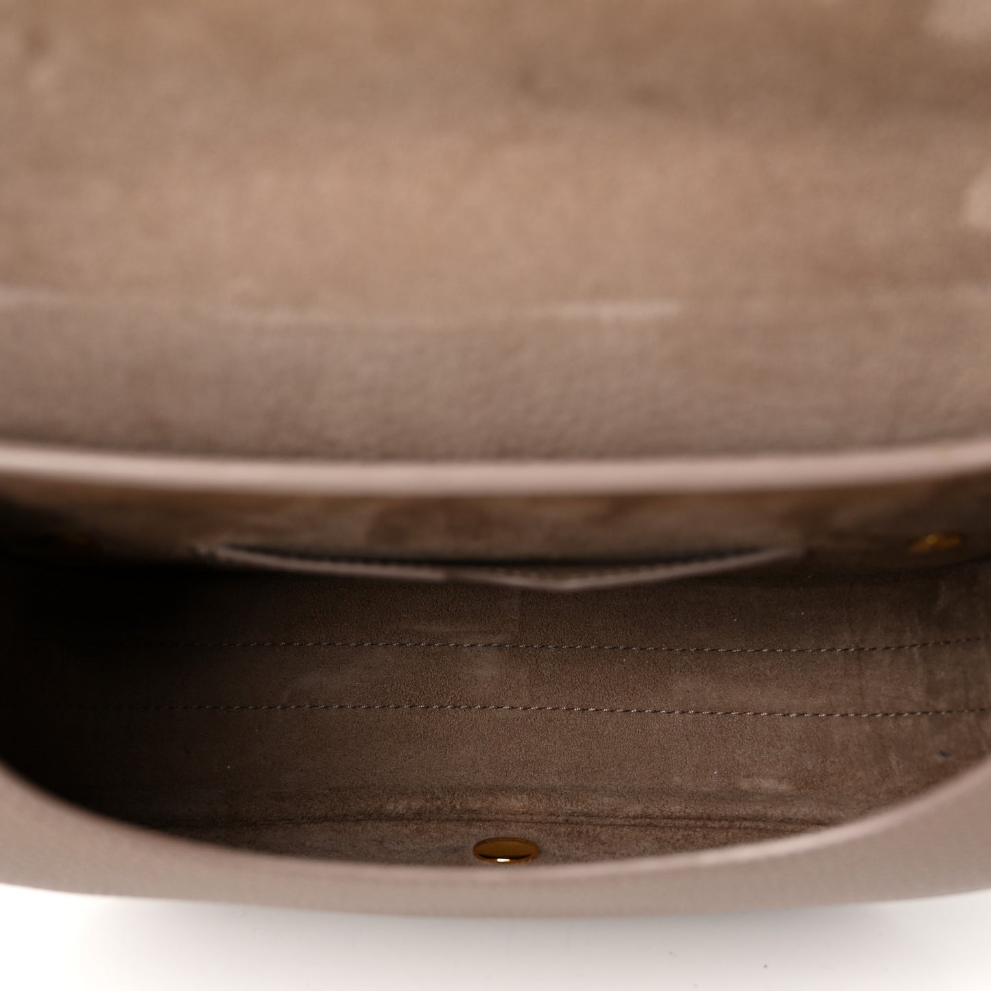 Grained Calfskin Medium Bobby Flap Taupe