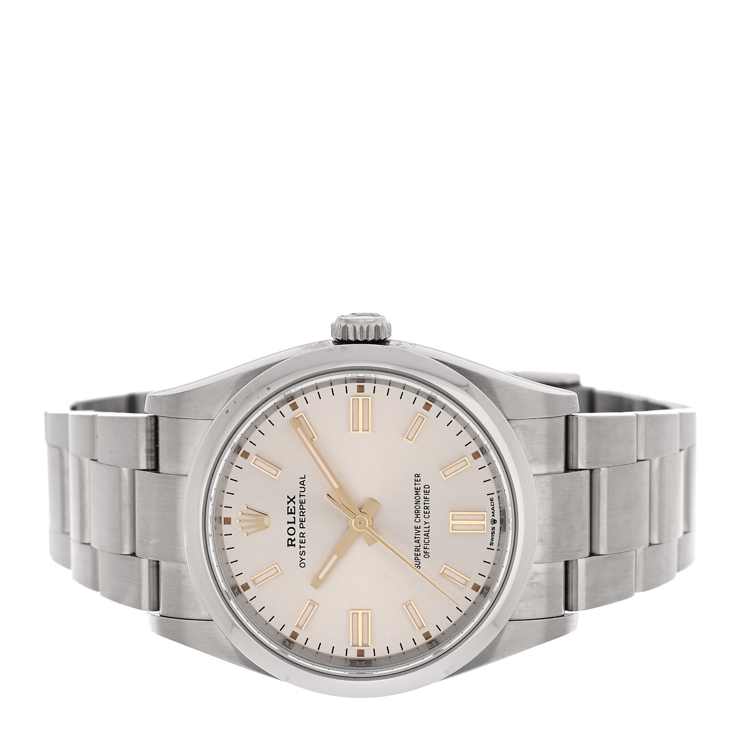 Stainless Steel 36mm Oyster Perpetual Watch Silver 126000