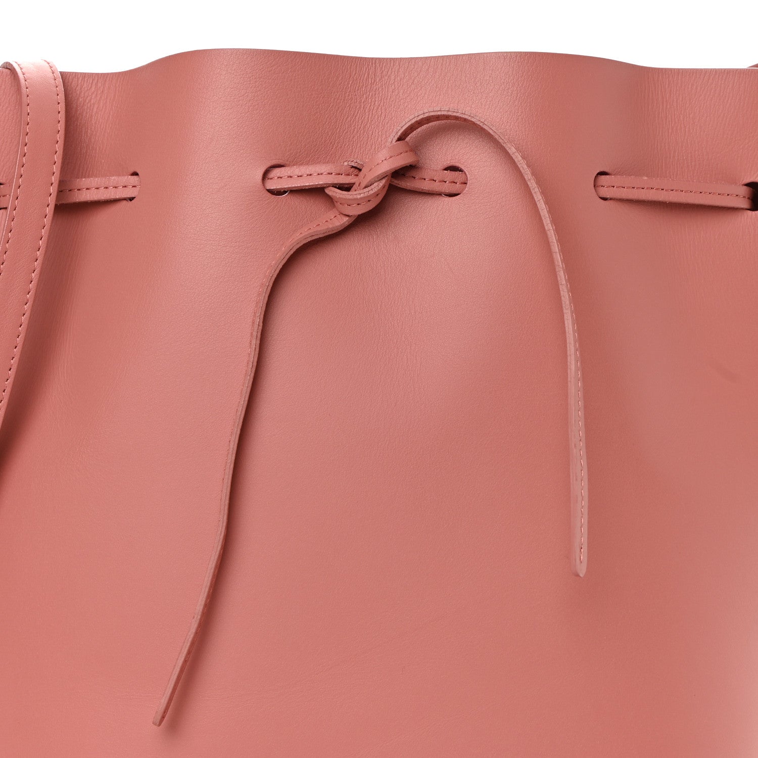 Mansur Gavriel Calfskin Bucket Bag Blush 9 of 19