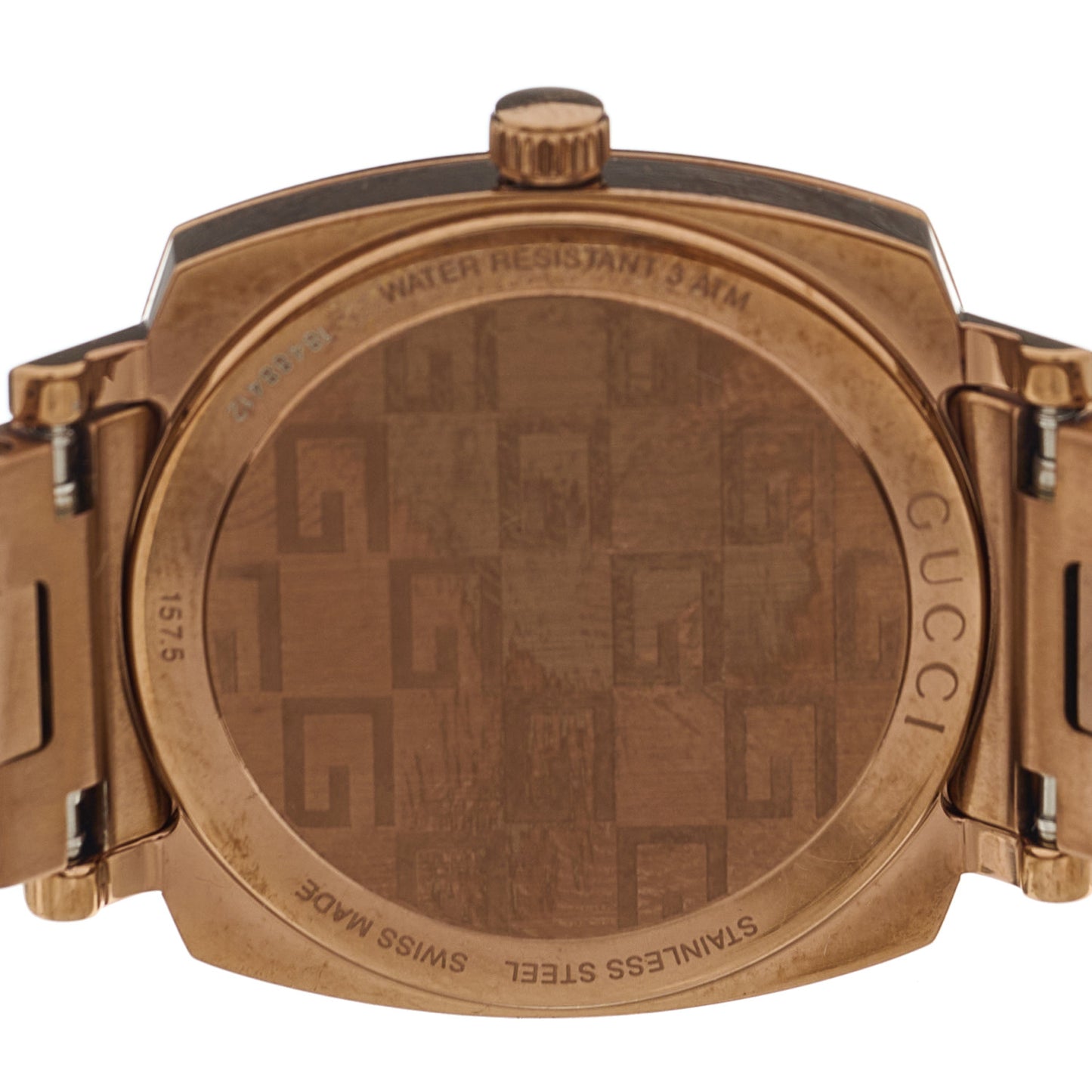 Stainless Steel 27mm Grip Quartz Watch Gold