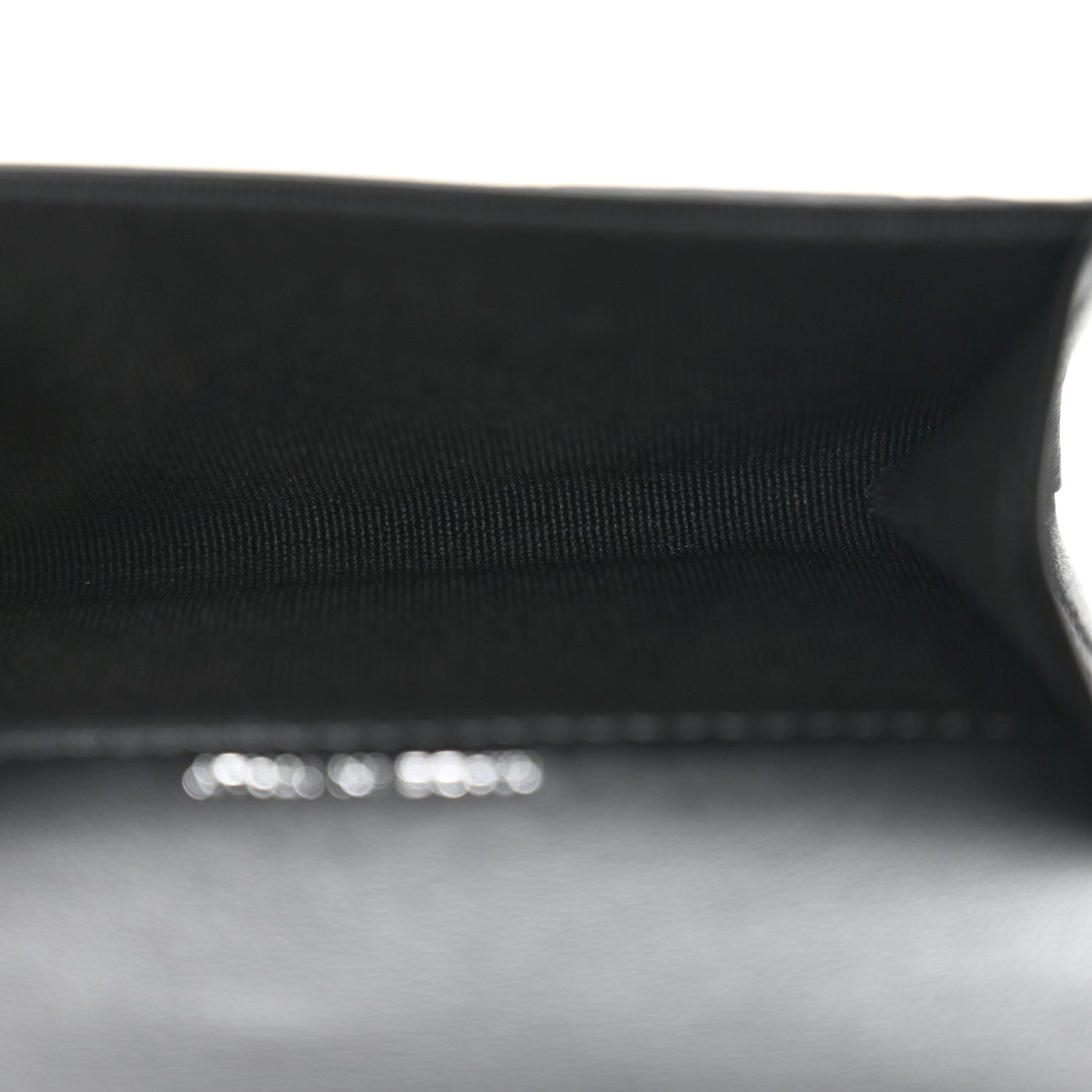 Chanel Lambskin Quilted Flap Card Holder Wallet So Black 5 of 10
