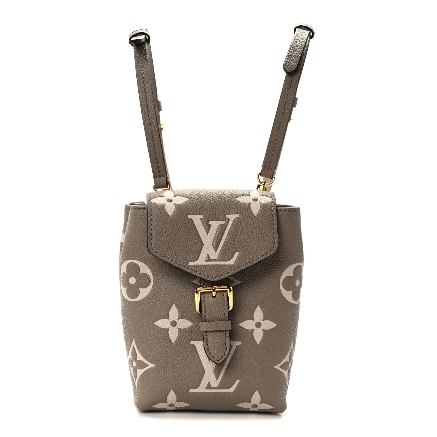 Louis Vuitton Empreinte Monogram Giant Tiny Backpack Tourterelle Cream 1 of 9