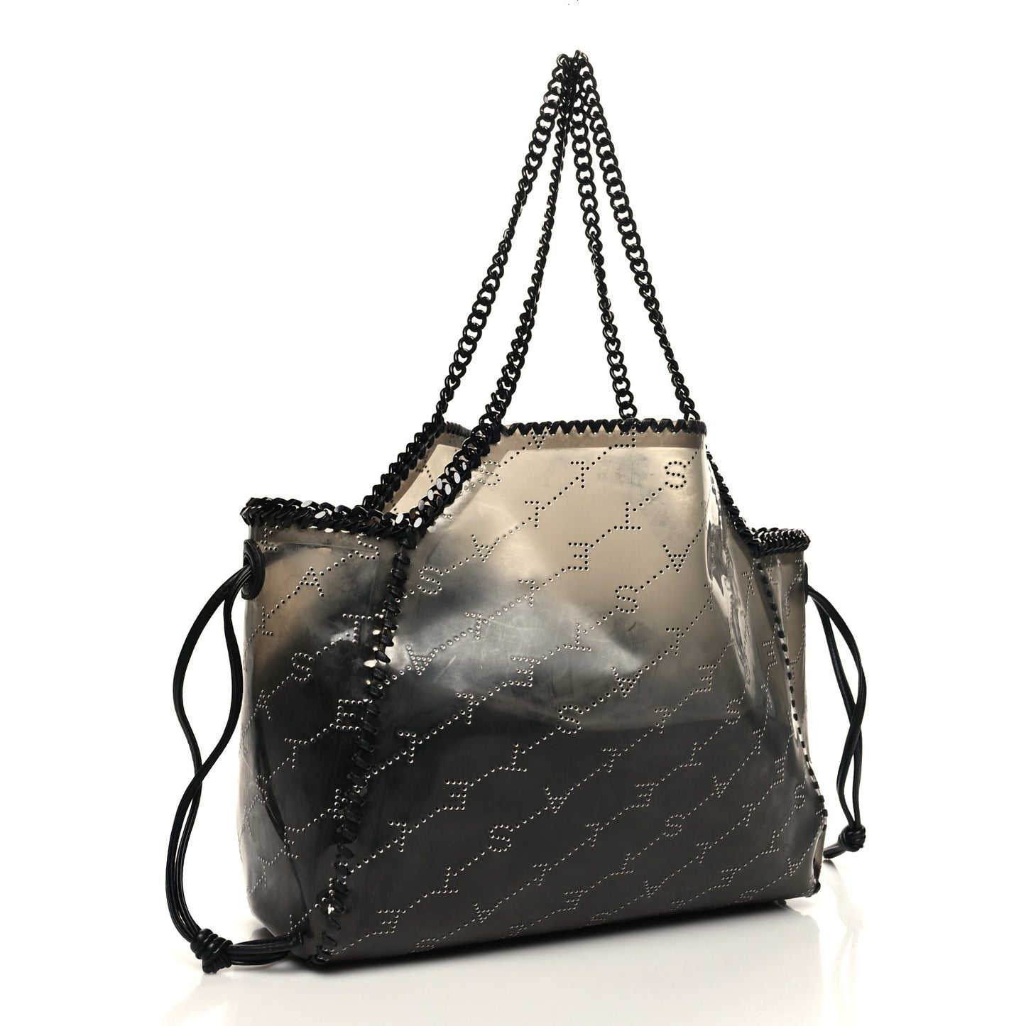 PVC Monogram Falabella Reversible Tote Black