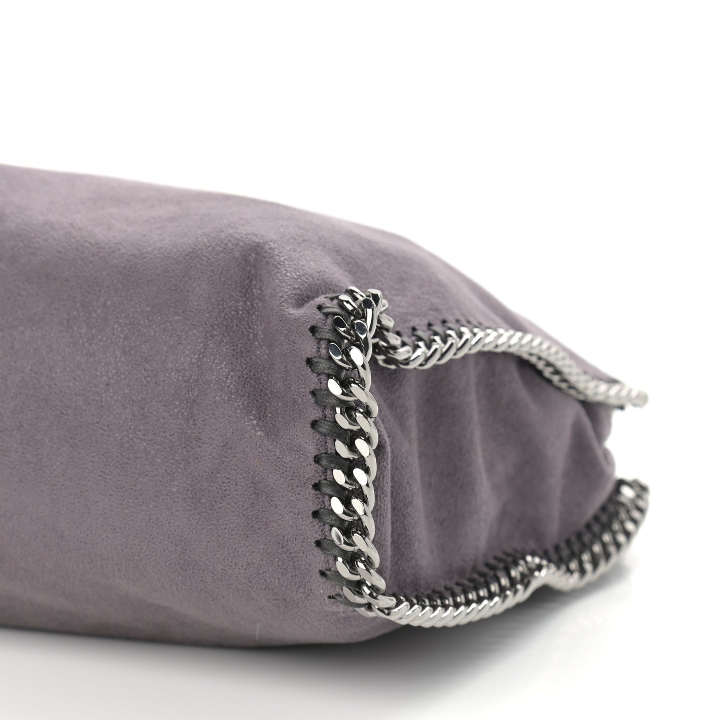 Shaggy Deer Small Falabella Tote Light Grey