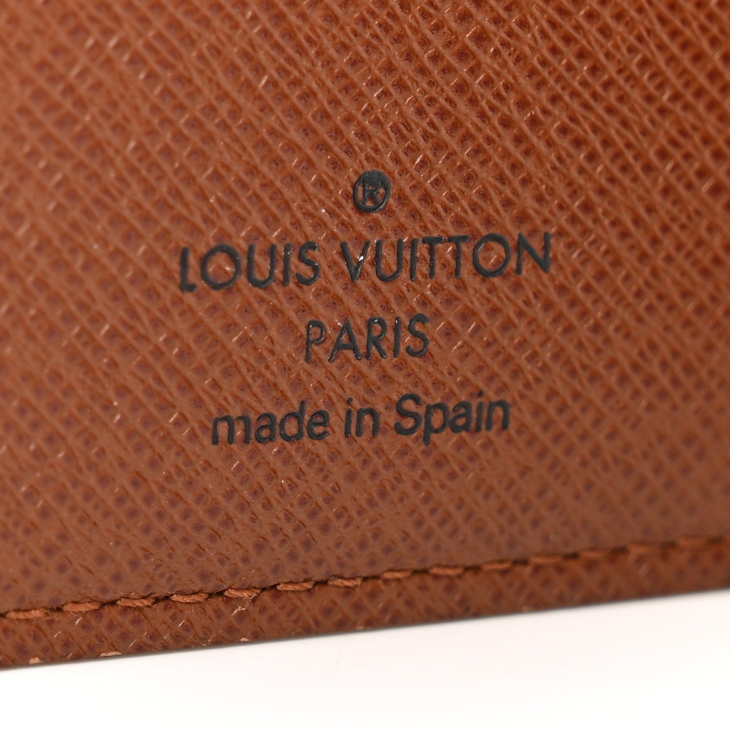 Monogram Desk Agenda Cover