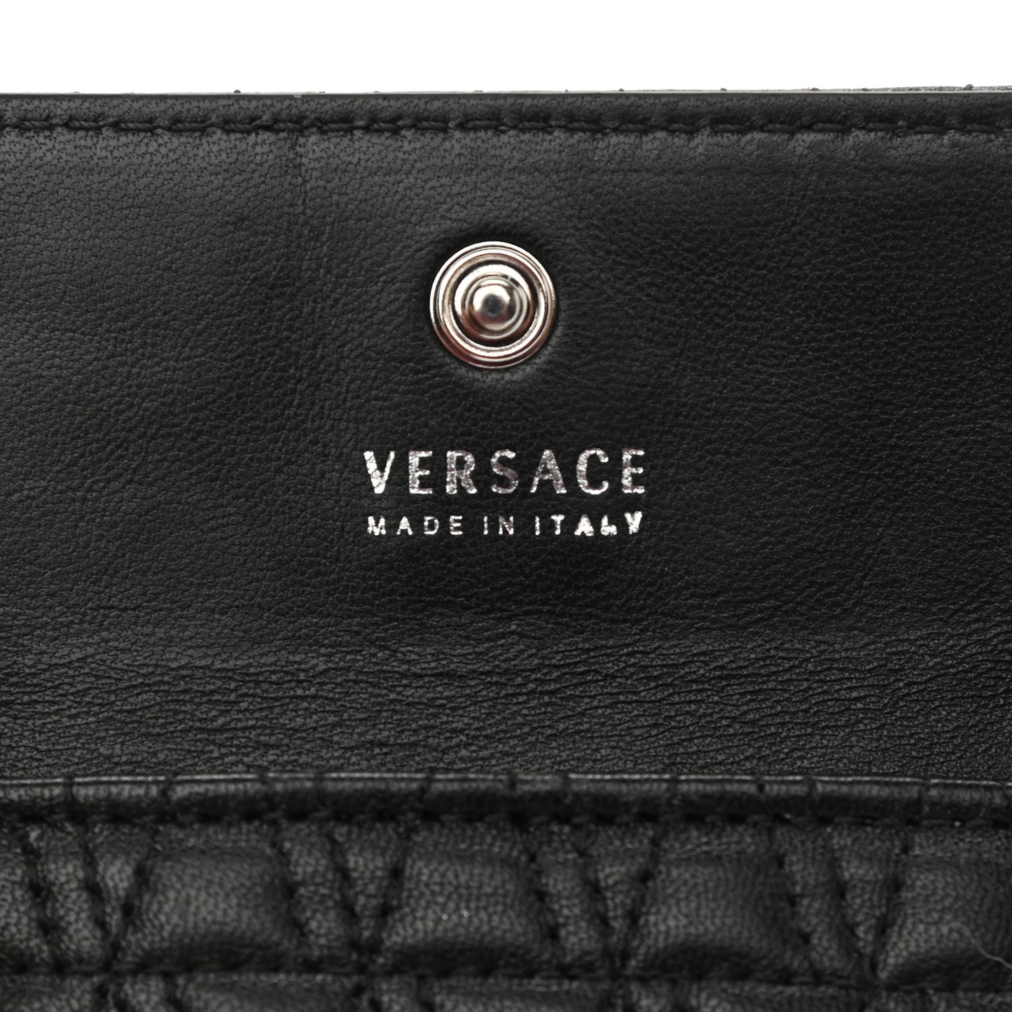 Nappa Quilted Virtus Evening Bag Black