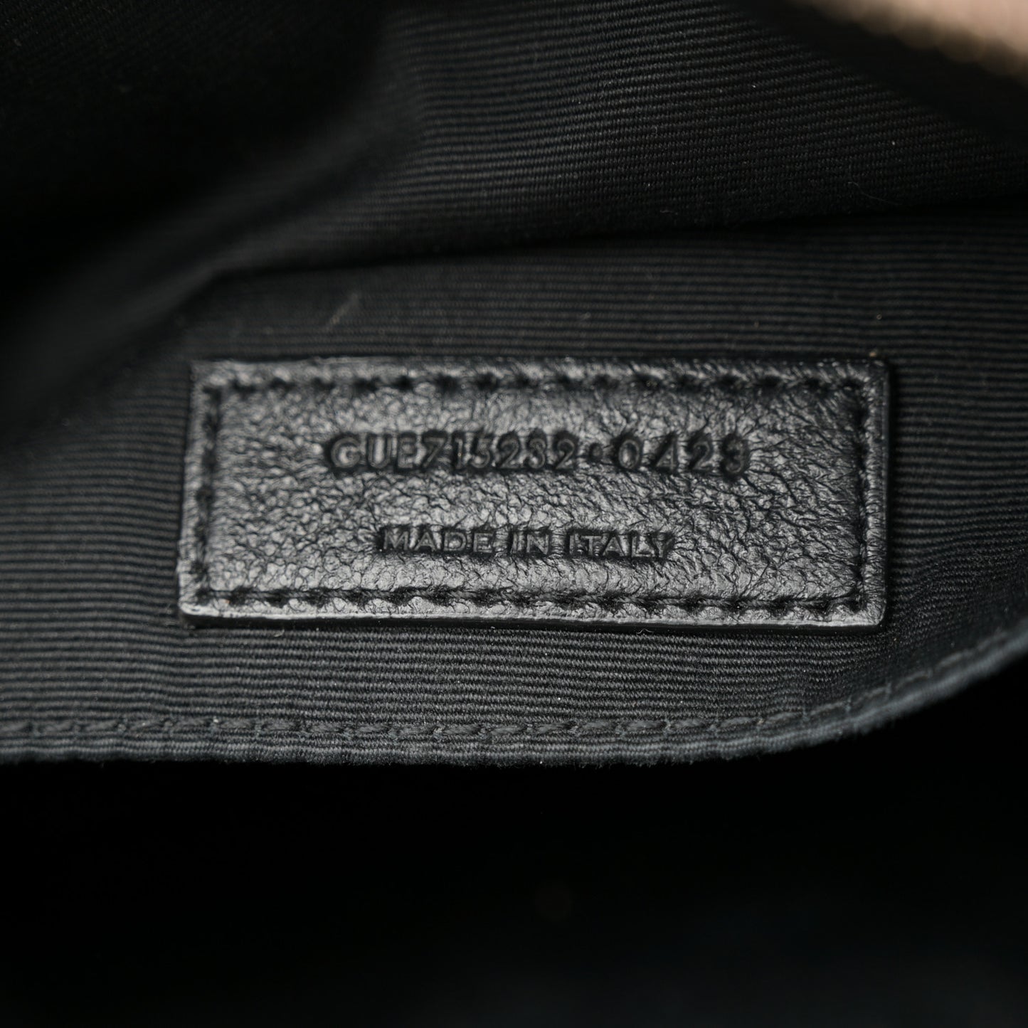 Calfskin Matelasse Monogram Lou Camera Bag Dark Latte