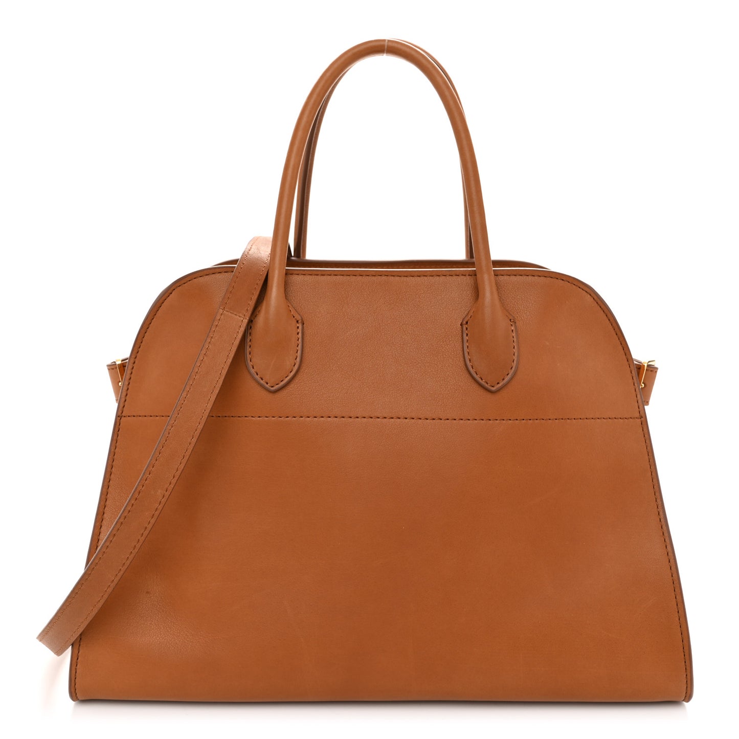 Polished Saddle Calfskin Soft Margaux 12 Cuir
