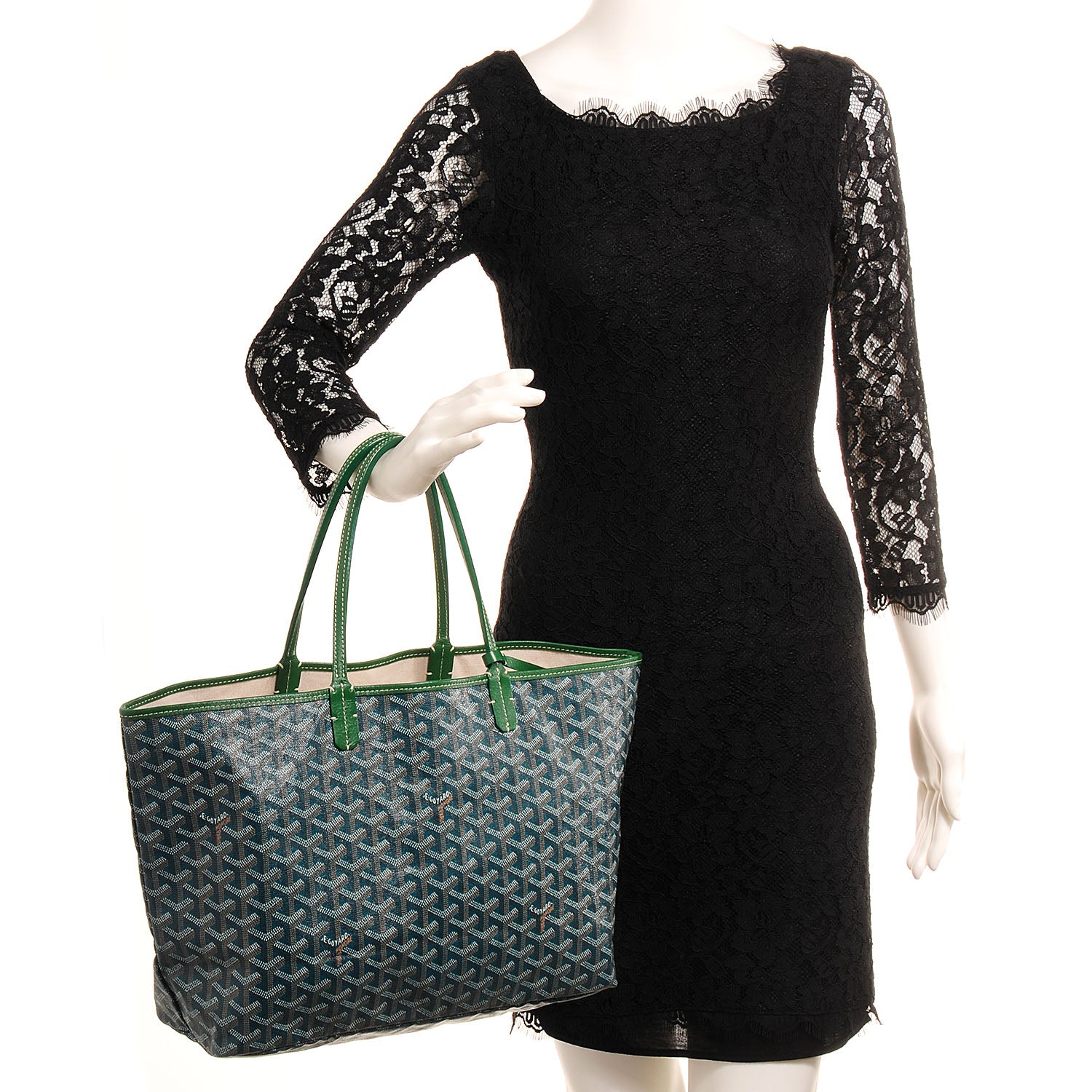 Goyard Goyardine Saint Louis PM Green 2 of 9