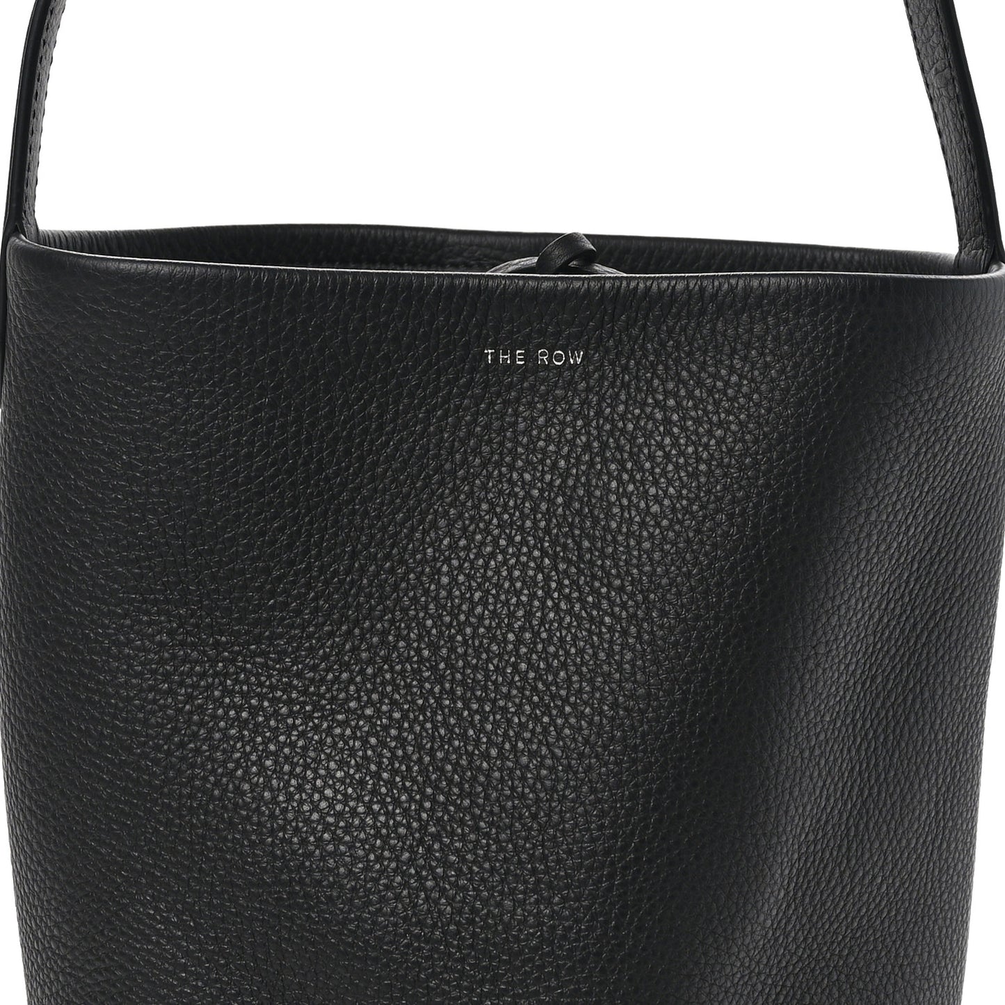 Grained Calfskin Small N/S Park Tote Black