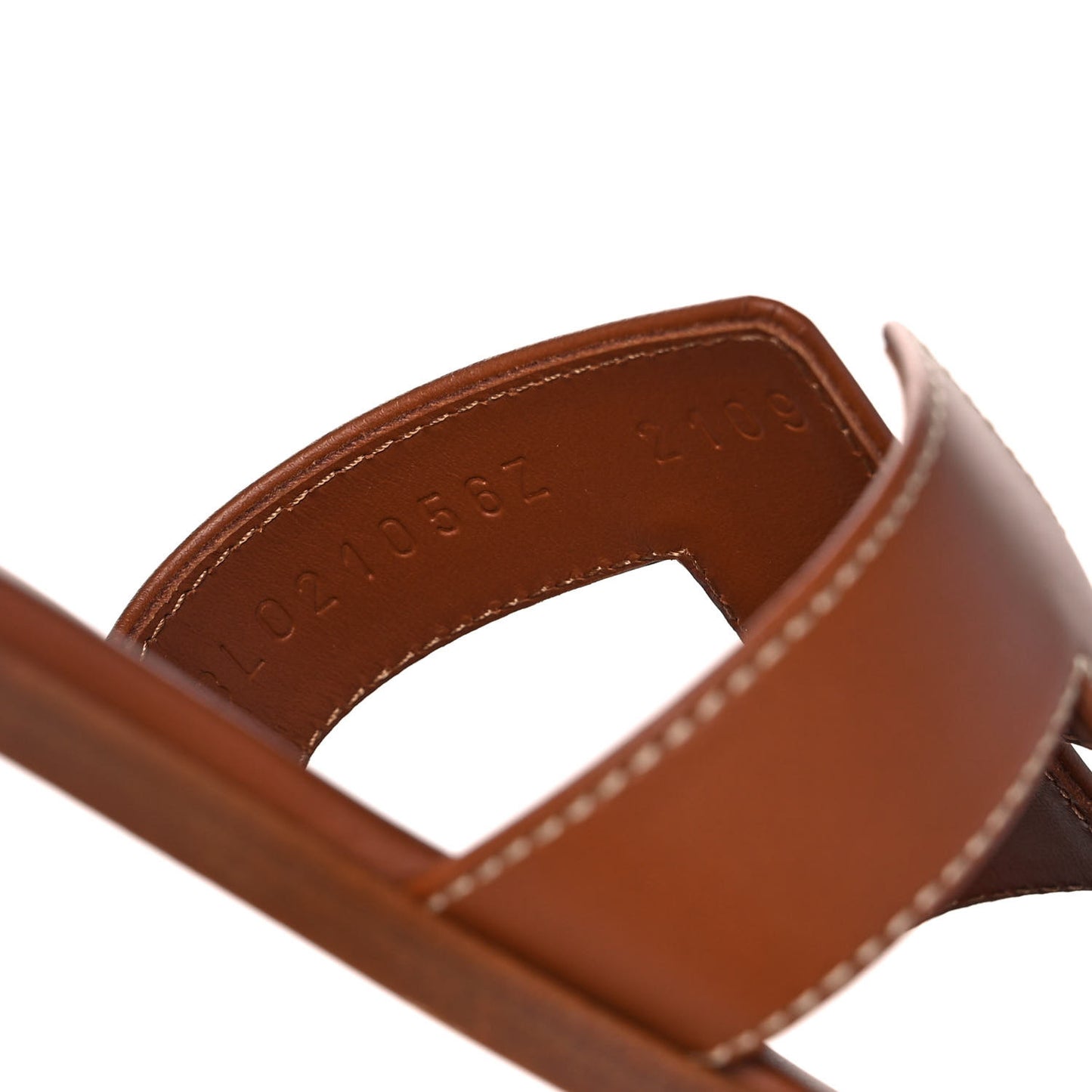 Box Calfskin Oran Sandals 36 Gold