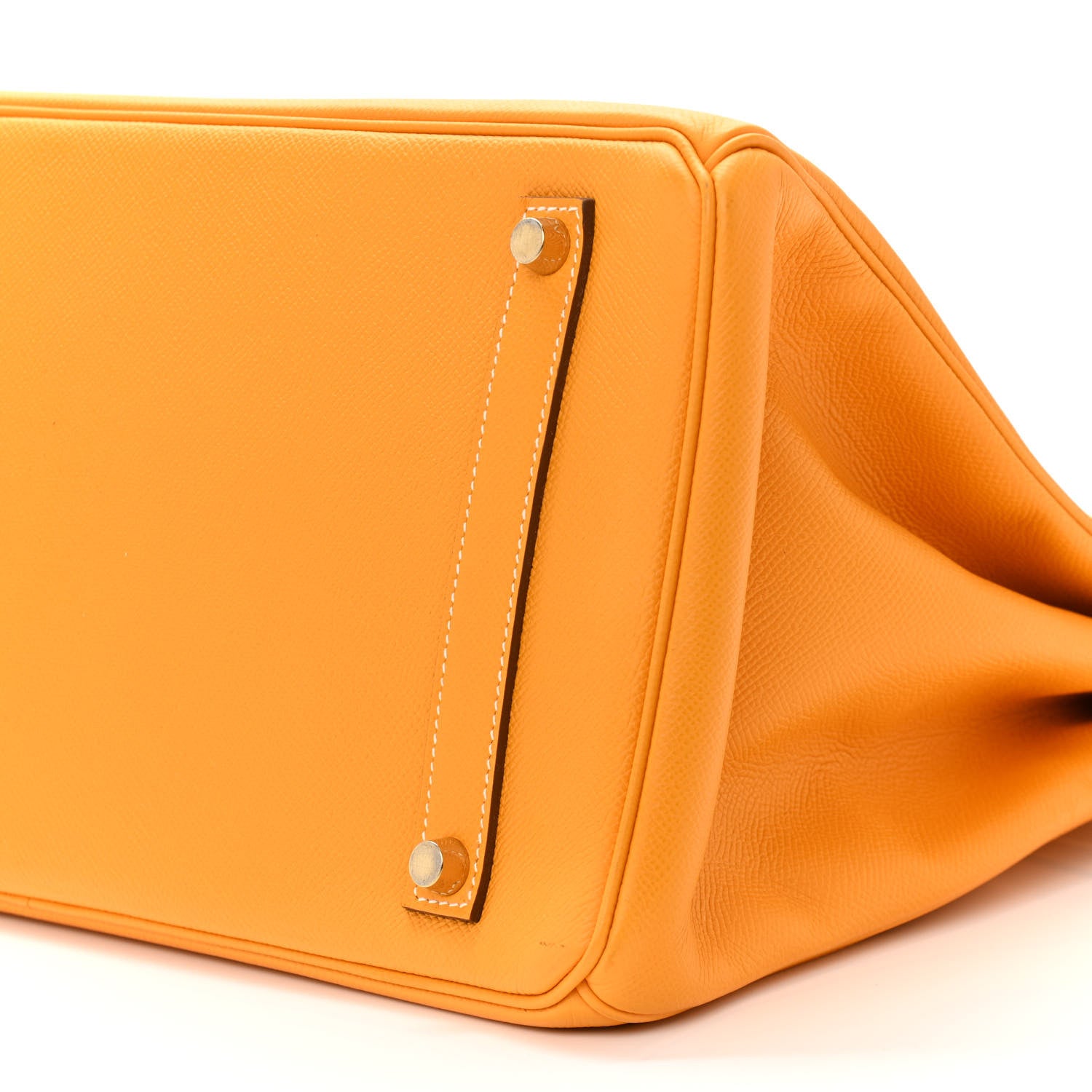 Hermes Epsom Candy Birkin 35 Jaune D'Or Feu 10 of 13