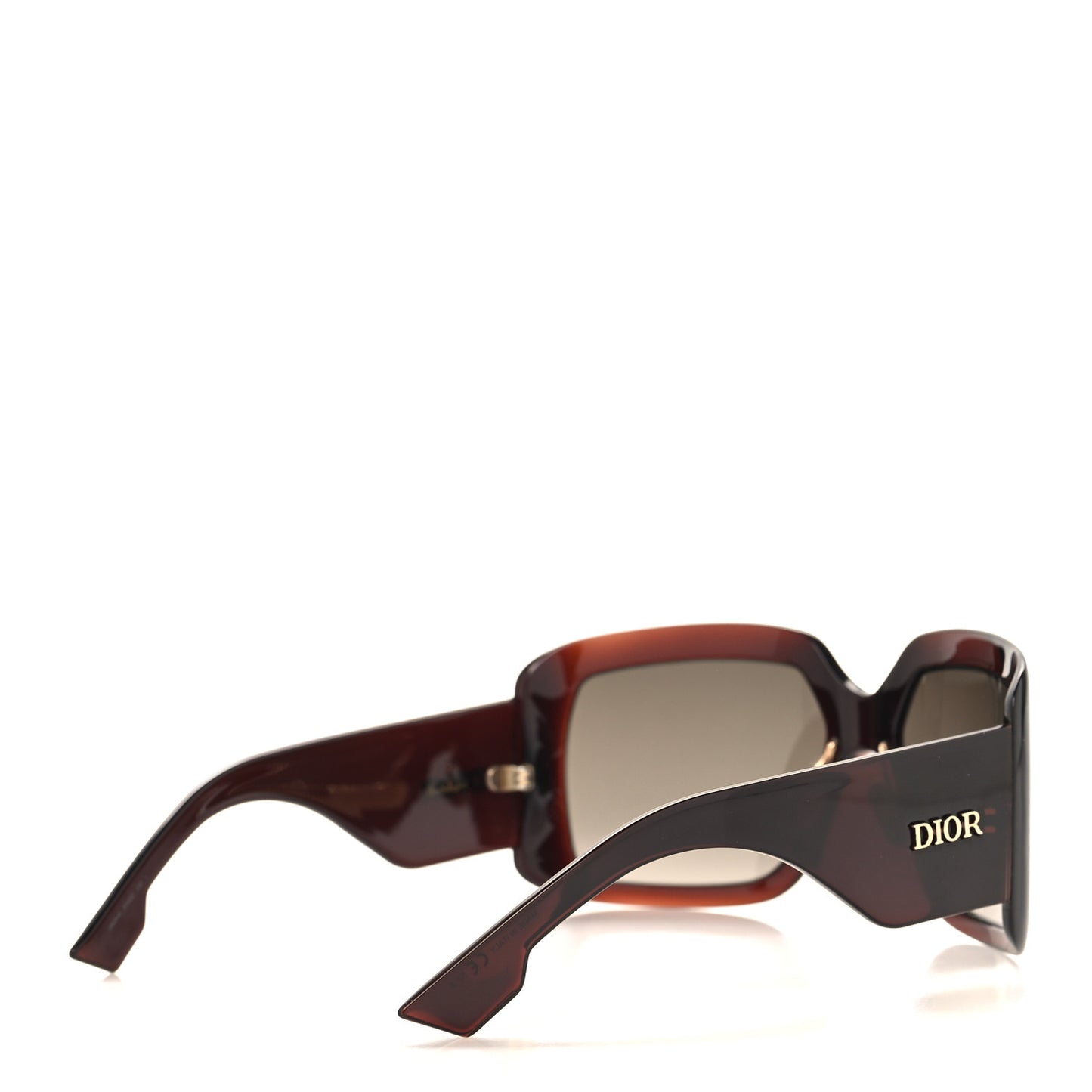 Acetate Dior SoLight2 Square Sunglasses Brown