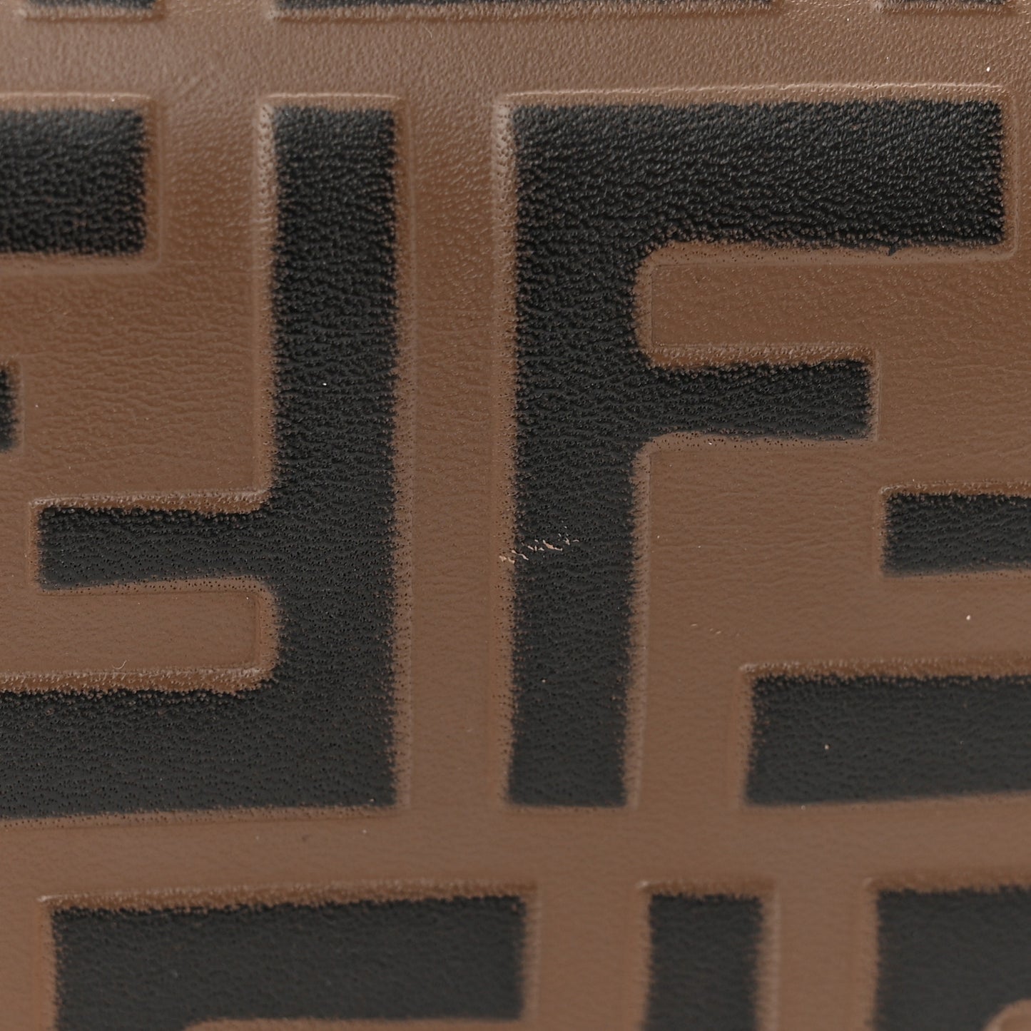 Vitello Cruise F is Fendi Bi-Color FF 1974 Embossed Medium Envelope Wallet On Chain Black Maya