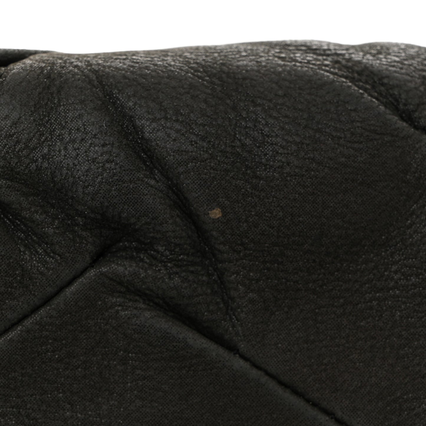 Iridescent Calfskin Glint Flap Black