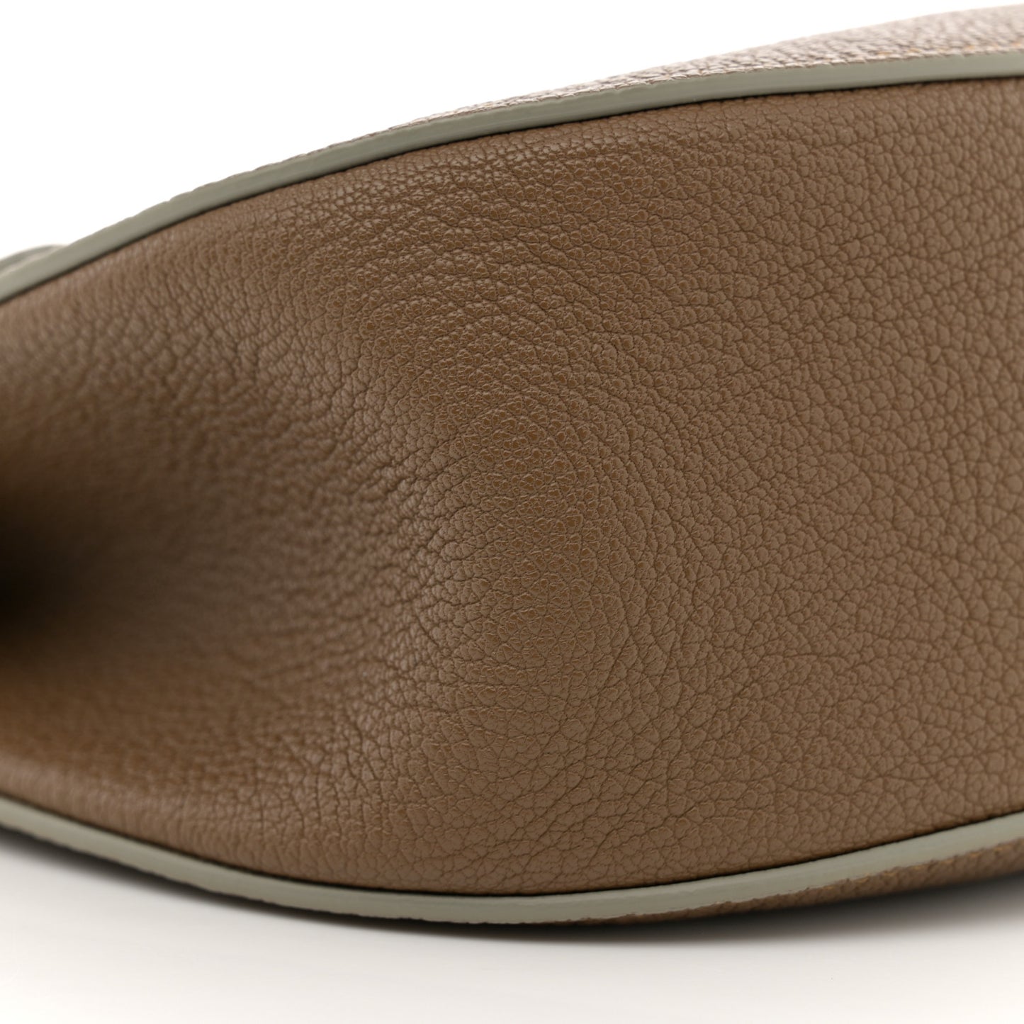 Grained Lambskin Drew Shoulder Bag Woody Khaki