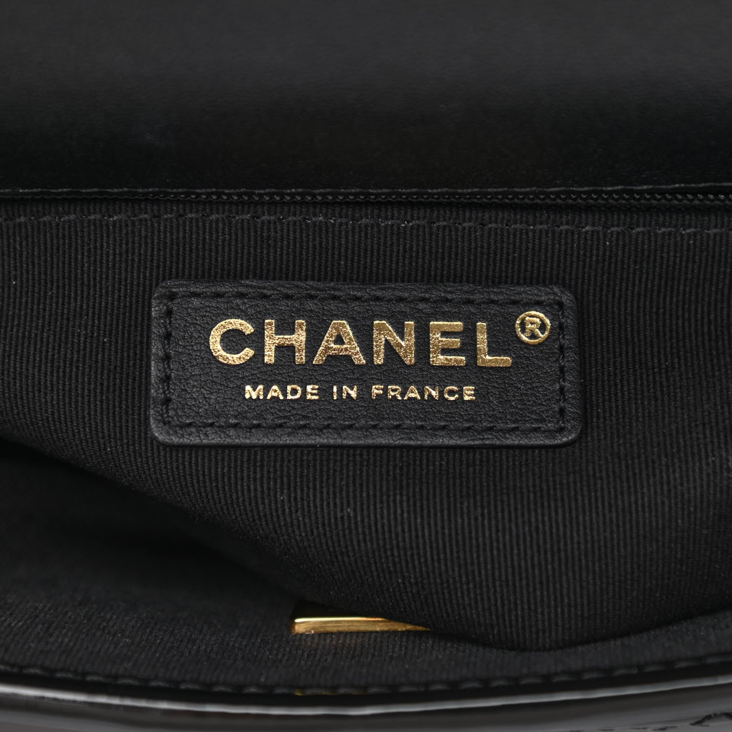 Chanel Patent Quilted Small School Memory Top Handle Flap Black 6 of 13