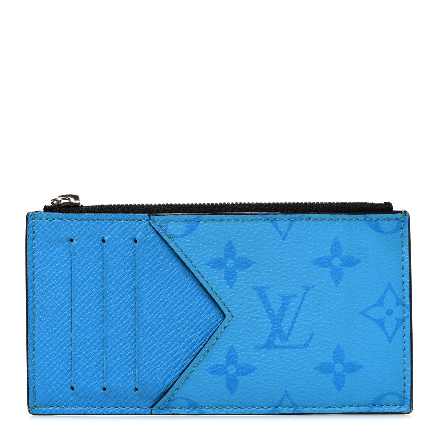 Louis Vuitton Taigarama Coin Card Holder Blue Lagoon 1906455