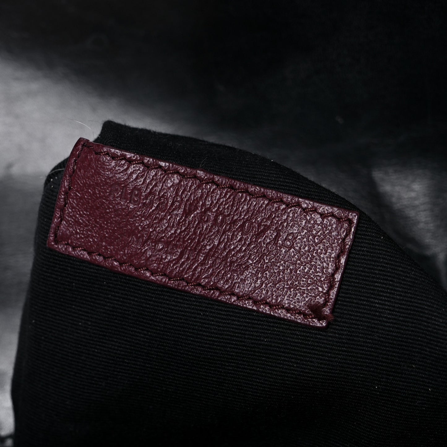 Smooth Calfskin Monogram Cassandra Clasp Bag Black
