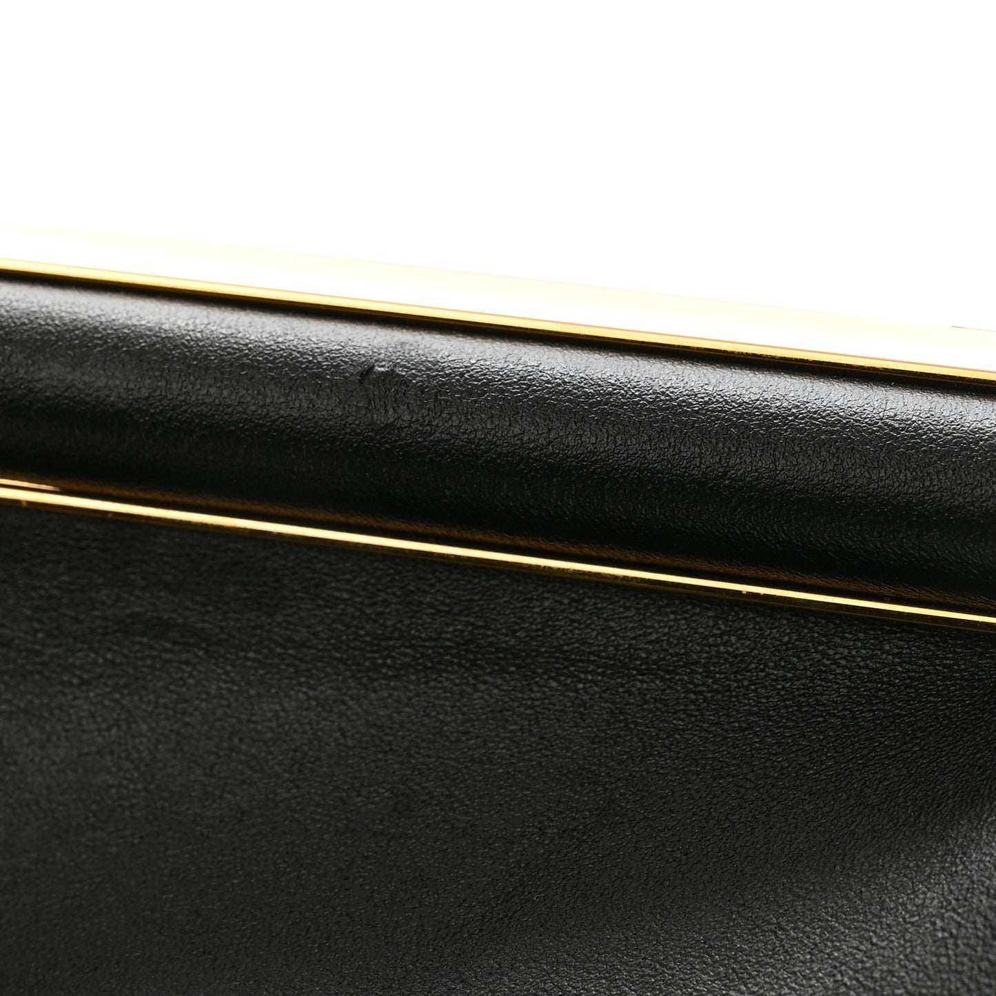 Shiny Nappa Small Fendi First Black