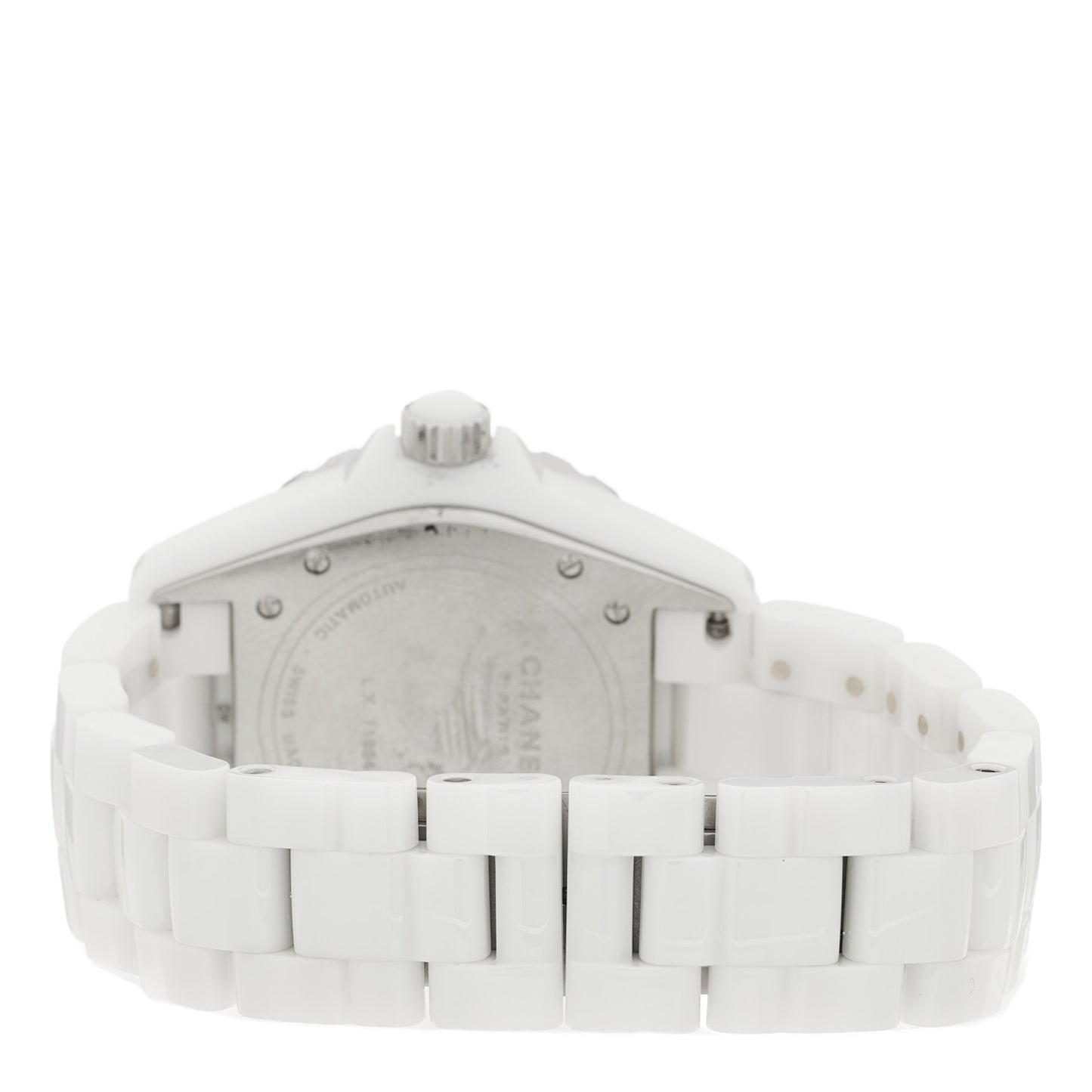 Stainless Steel Ceramic 38mm J12 Automatic Watch White