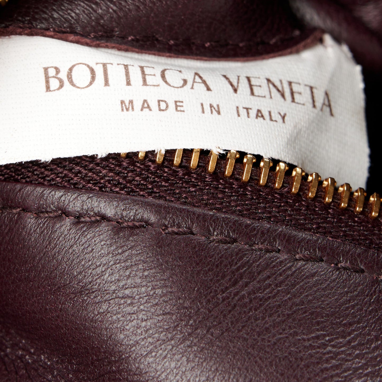 Nappa Maxi Intreccio Padded Cassette Crossbody Bag Plum