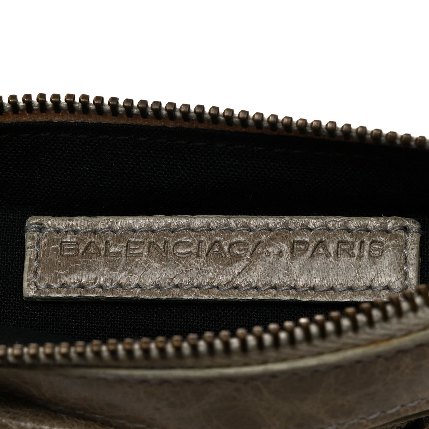 Agneau Classic Hardware M Porte-Monnaie Coin Purse Grey