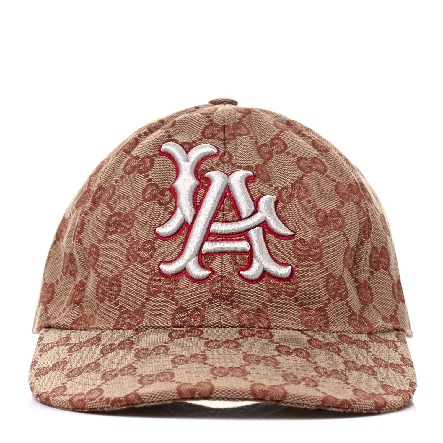 Gucci X MLB Monogram LA Dodgers Baseball Hat 57-61 Beige Ruggine