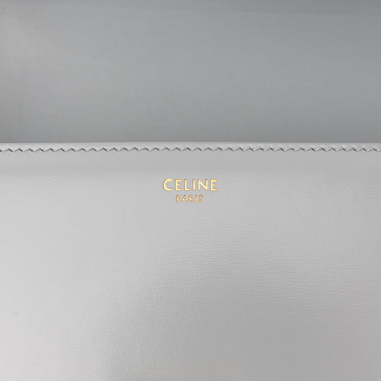 Celine Shiny Calfskin Teen Triomphe Pearl Blue 6 of 11