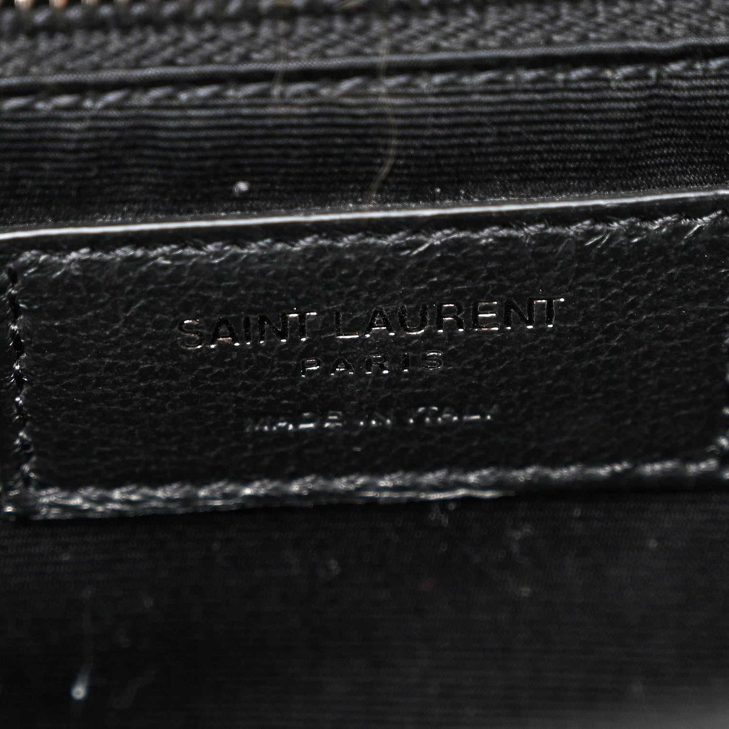 Saint Laurent Crinkled Calfskin Matelasse Monogram Medium Niki Chain Satchel Storm 6 of 10