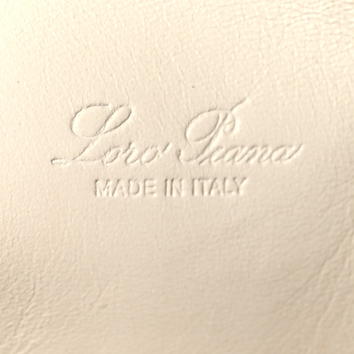 Grained Calfskin L19 Extra Pocket Pouch Whisper White