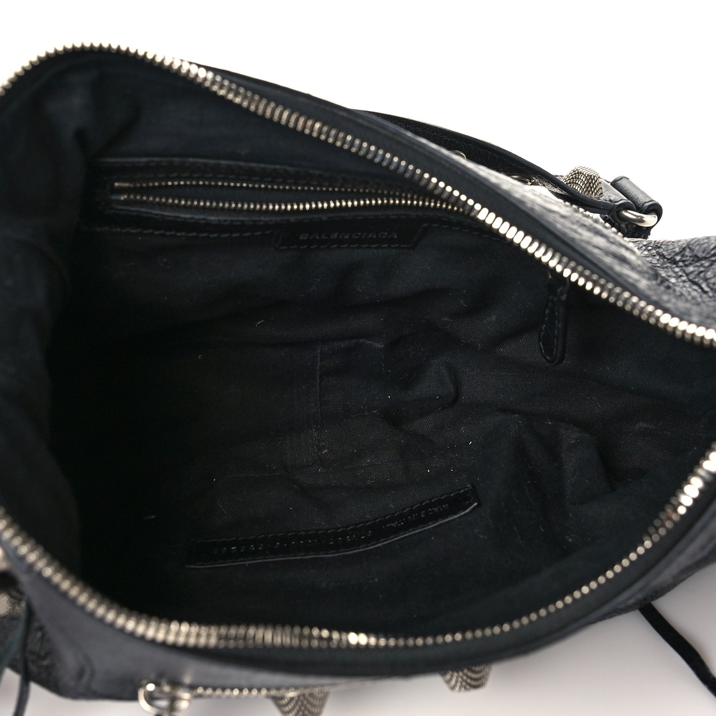Agneau Arena Small Le Cagole Shoulder Bag Black