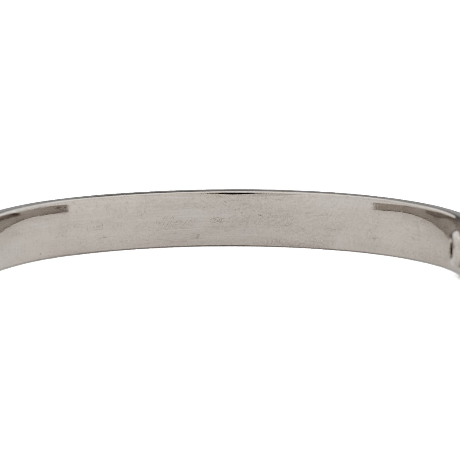 Cartier 18K White Gold LOVE Bracelet 16 8 of 11
