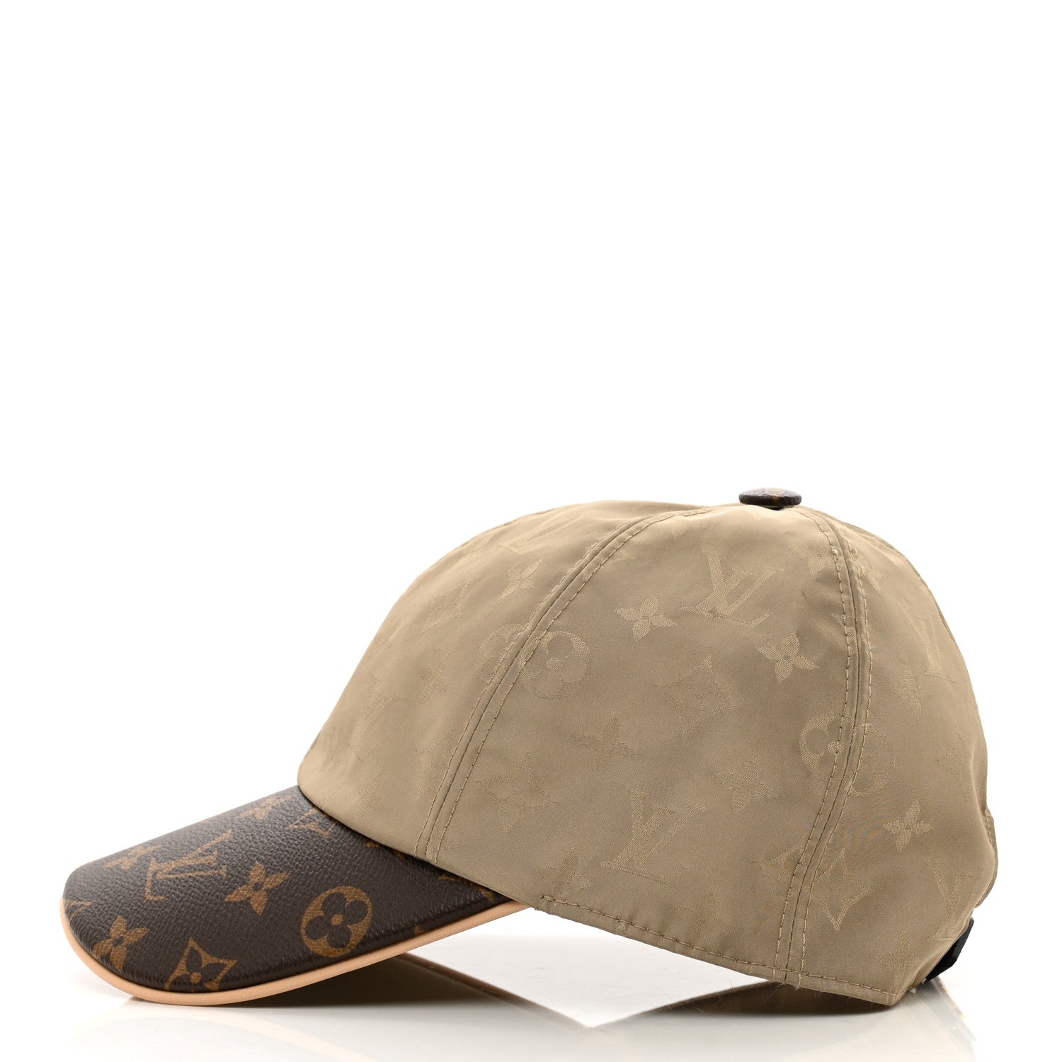 Louis Vuitton Monogram Polyester Silk LV Get Ready Cap Beige 6 of 9