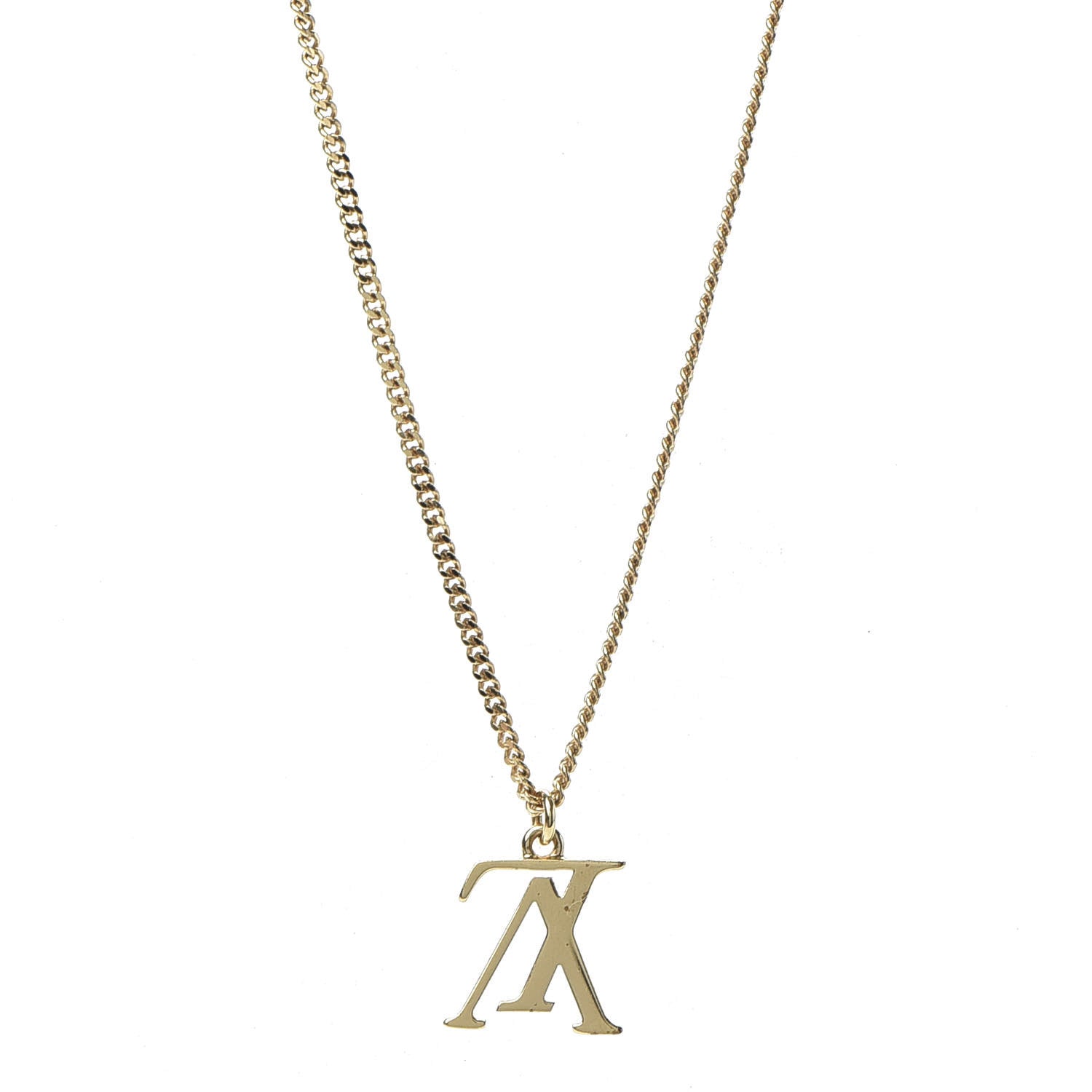 louis vuitton upsidedown necklace ネックレス Louis Vuitton LV Upside Down Necklace Gold 734813 – FASHIONPHILE