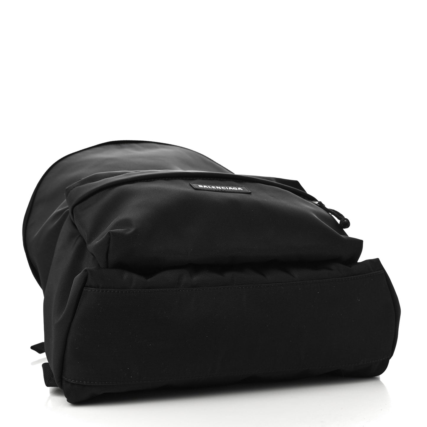 Nylon Faux Fur Explorer Backpack Black Pink