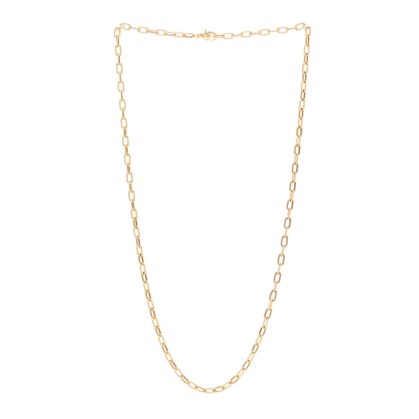 18K Yellow Gold 3mm Madison Chain Necklace