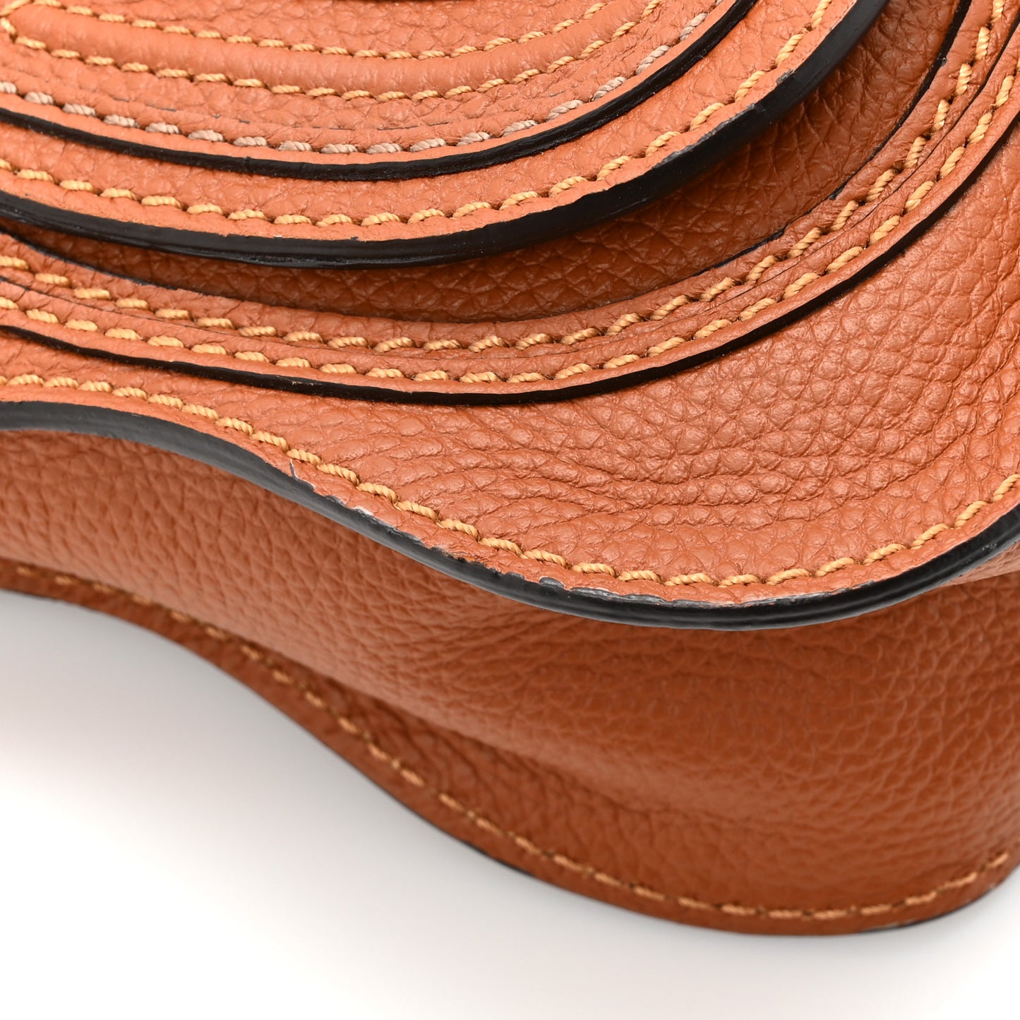 Calfskin Mini Marcie Satchel Tan