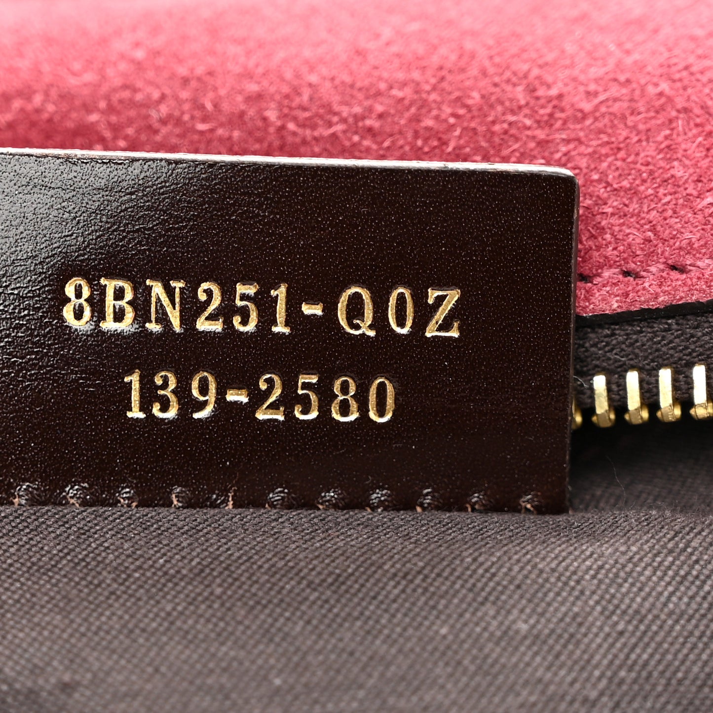 Pequin Vitello Magnetic Top Satchel Tobacco Amarena