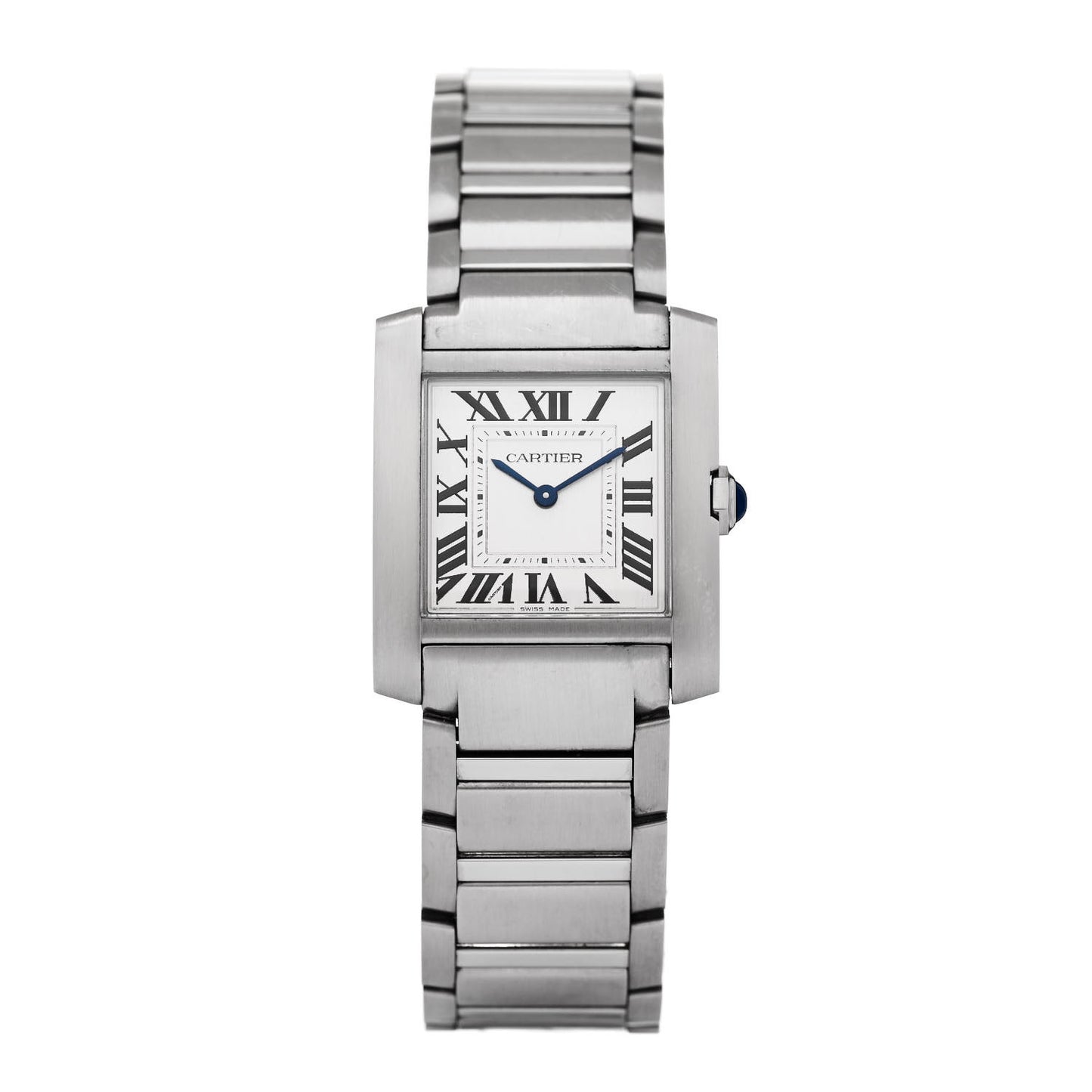 Stainless Steel 27mm Tank Francaise Quartz Watch