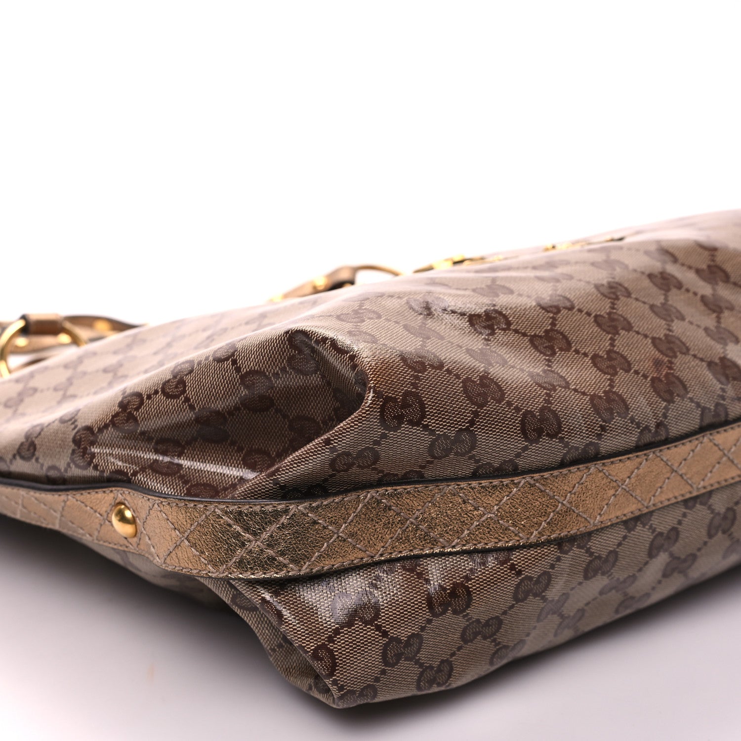 Gucci Crystal Monogram Studded Medium Irina Tote 10 of 11