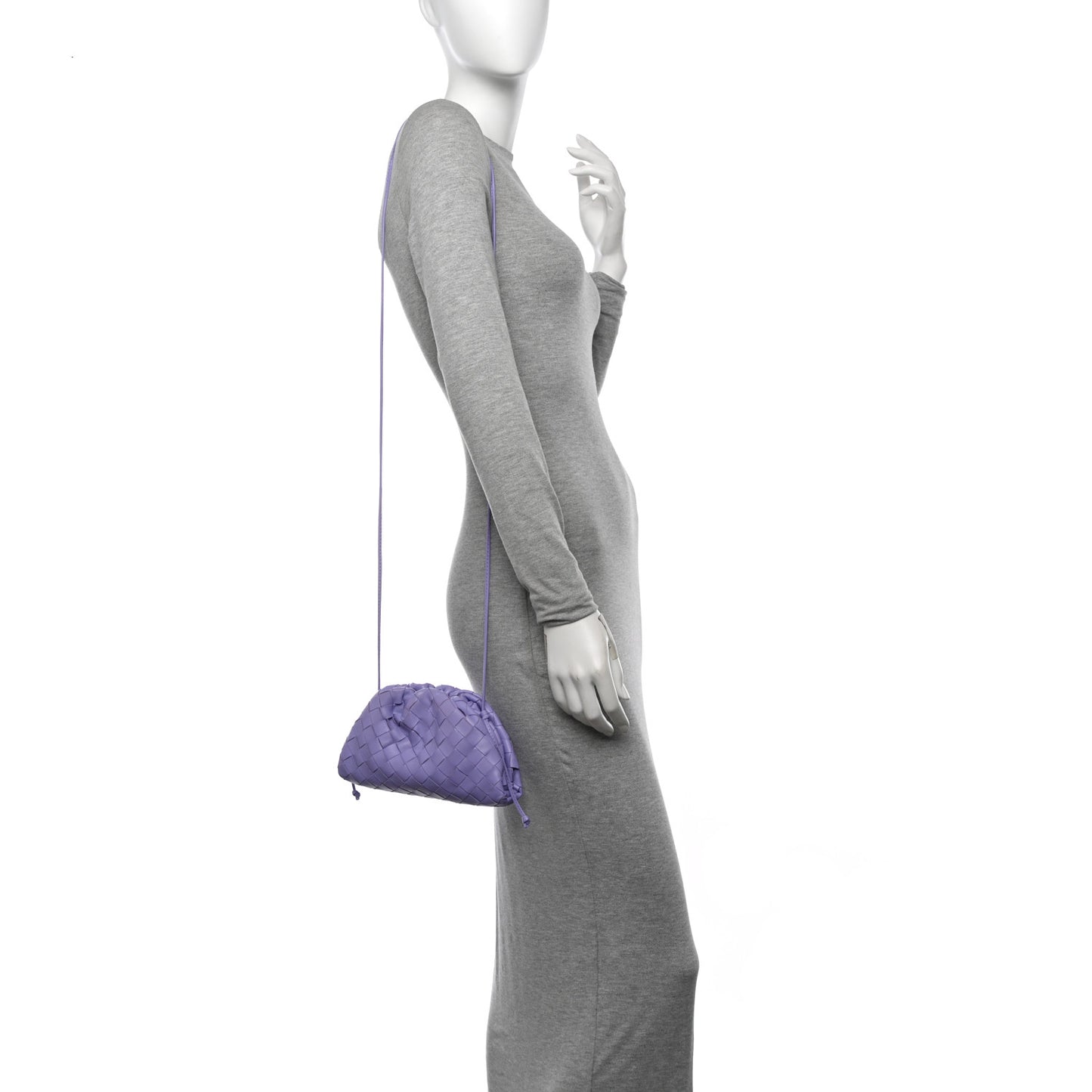 Nappa Intrecciato The Mini Pouch Wisteria