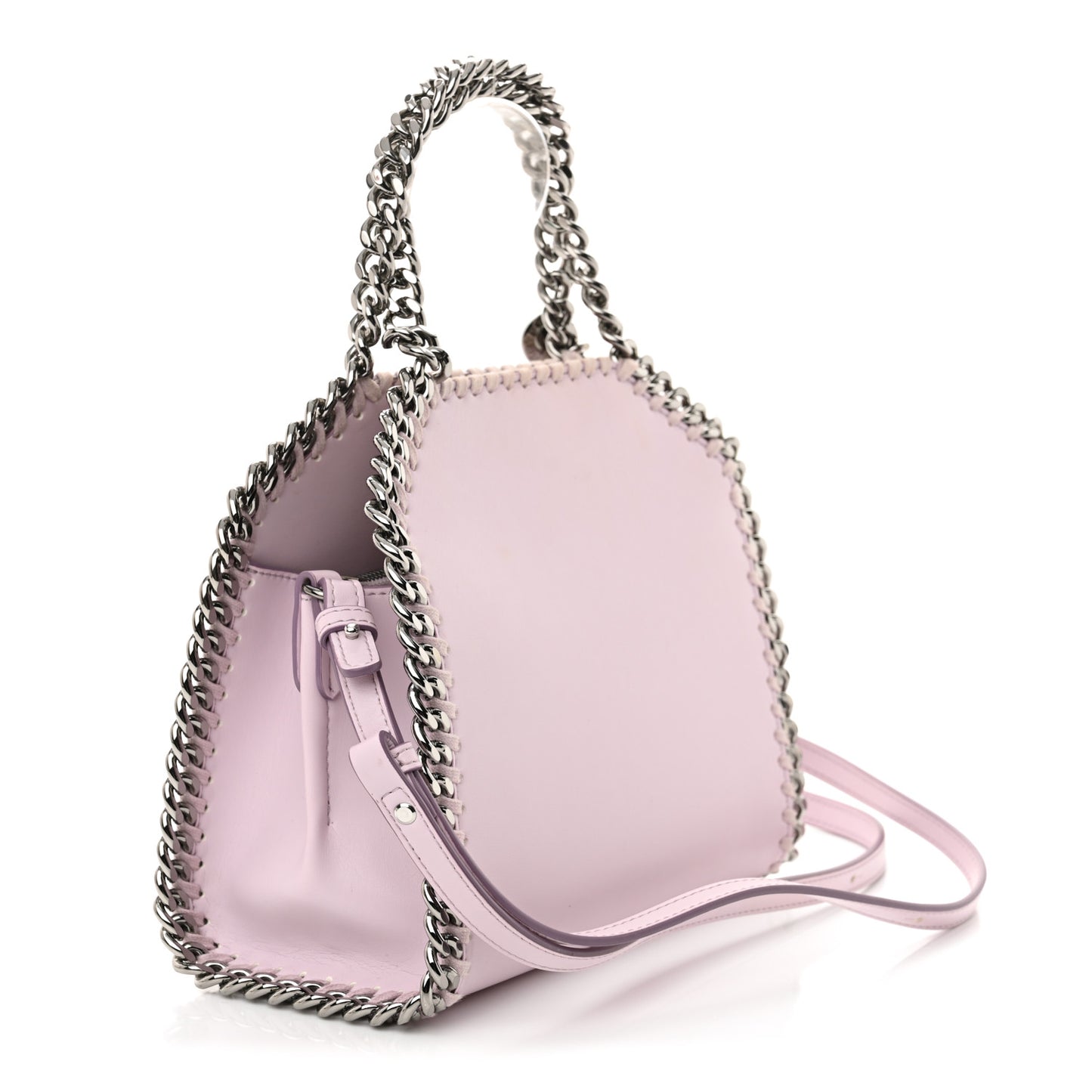 Eco Alter Nappa Mini Falabella Box Top Handle Bag Lilac